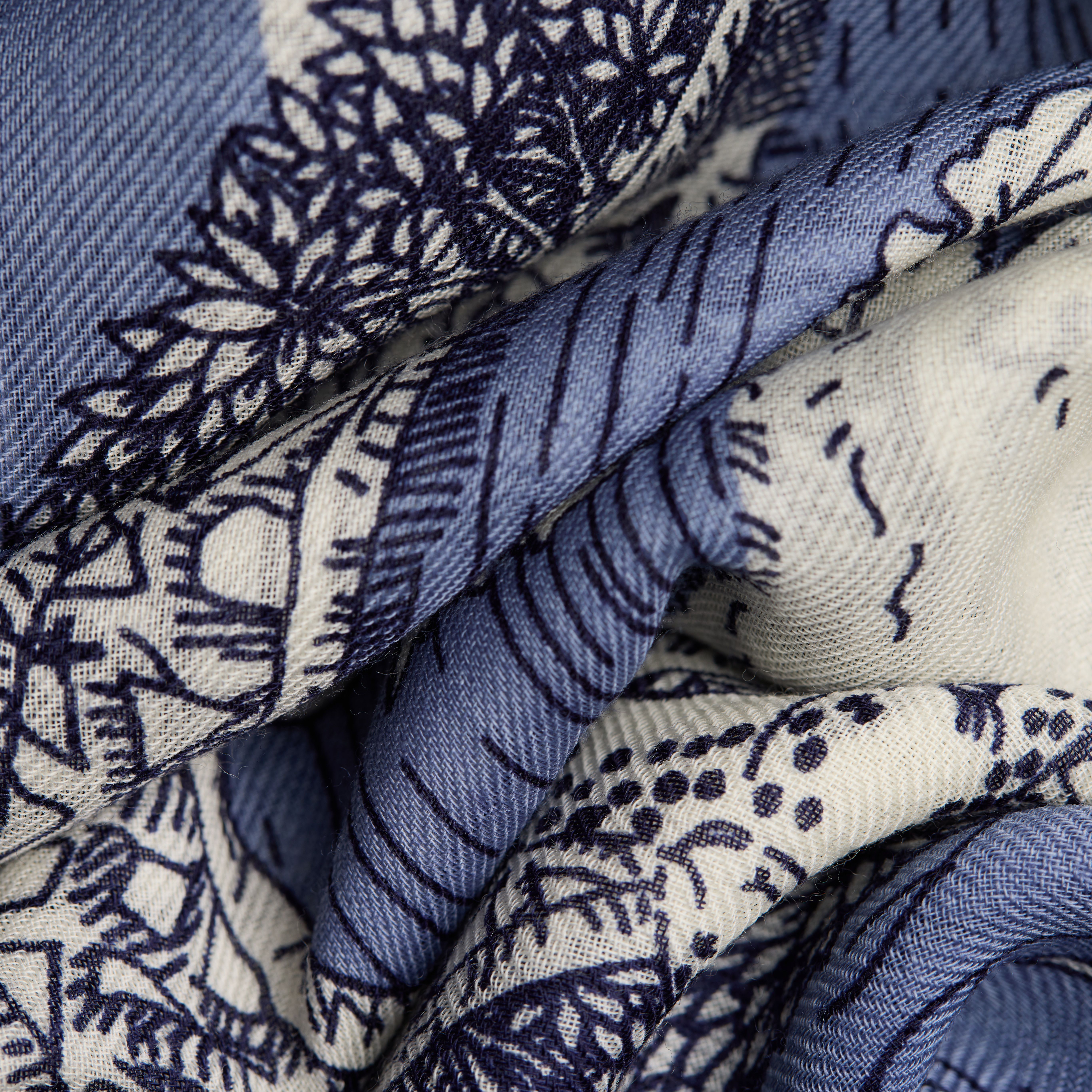 Bufanda 100 - Quatre Saisons - Azul