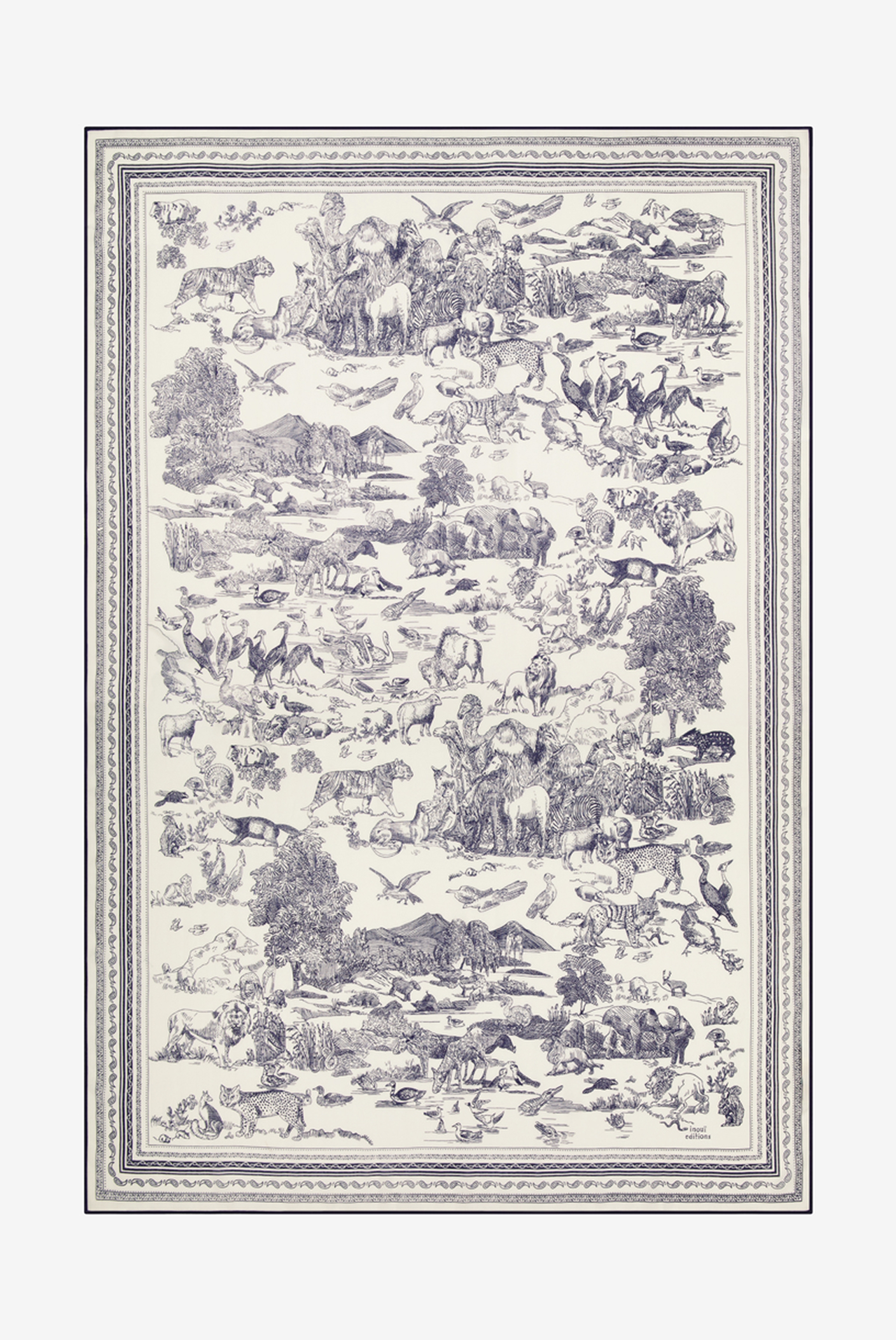 Scarf 130 - Reverie - White
