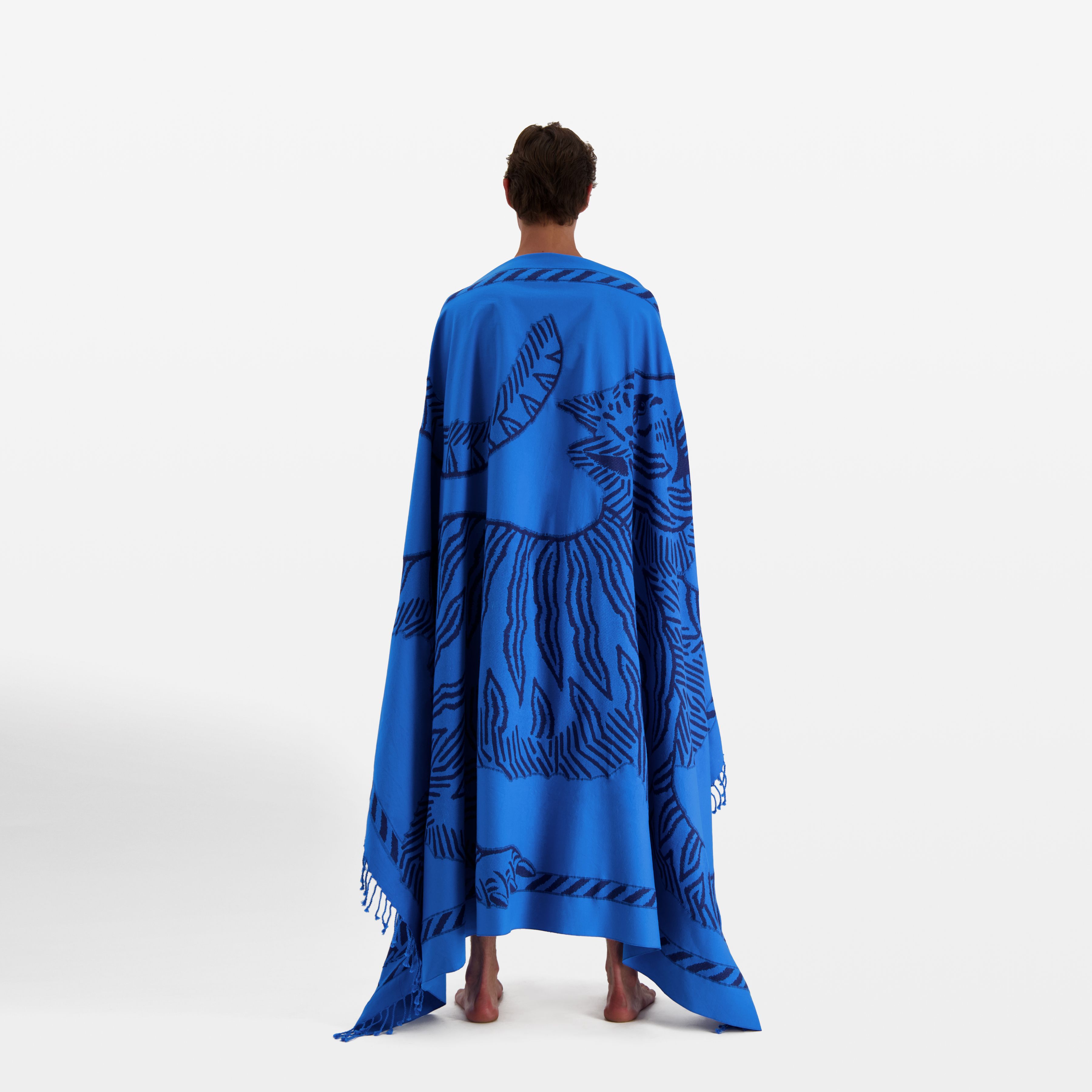 Fouta Towel 140 - Mantra 3D - Blue