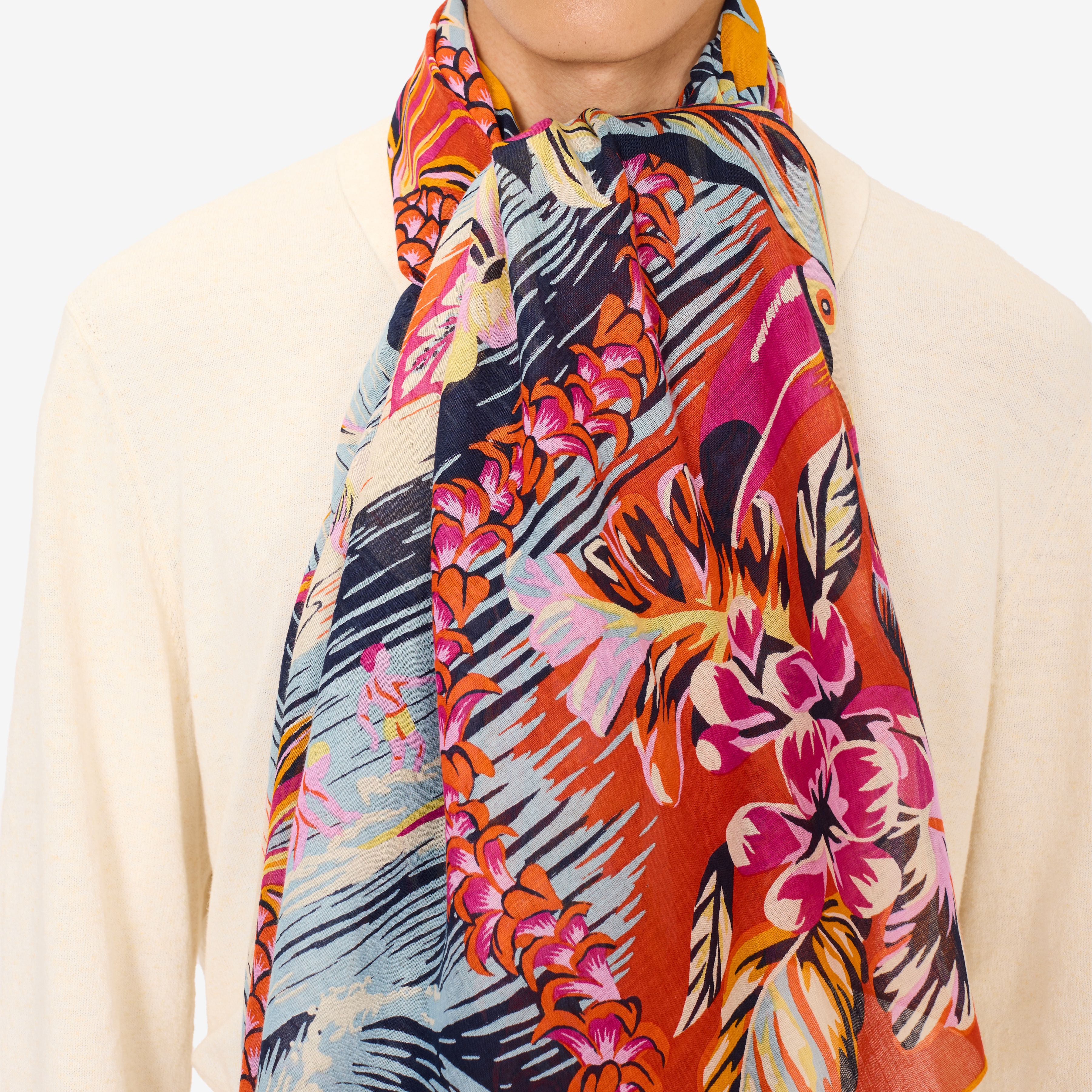 Scarf 100 - Hawai - Orange