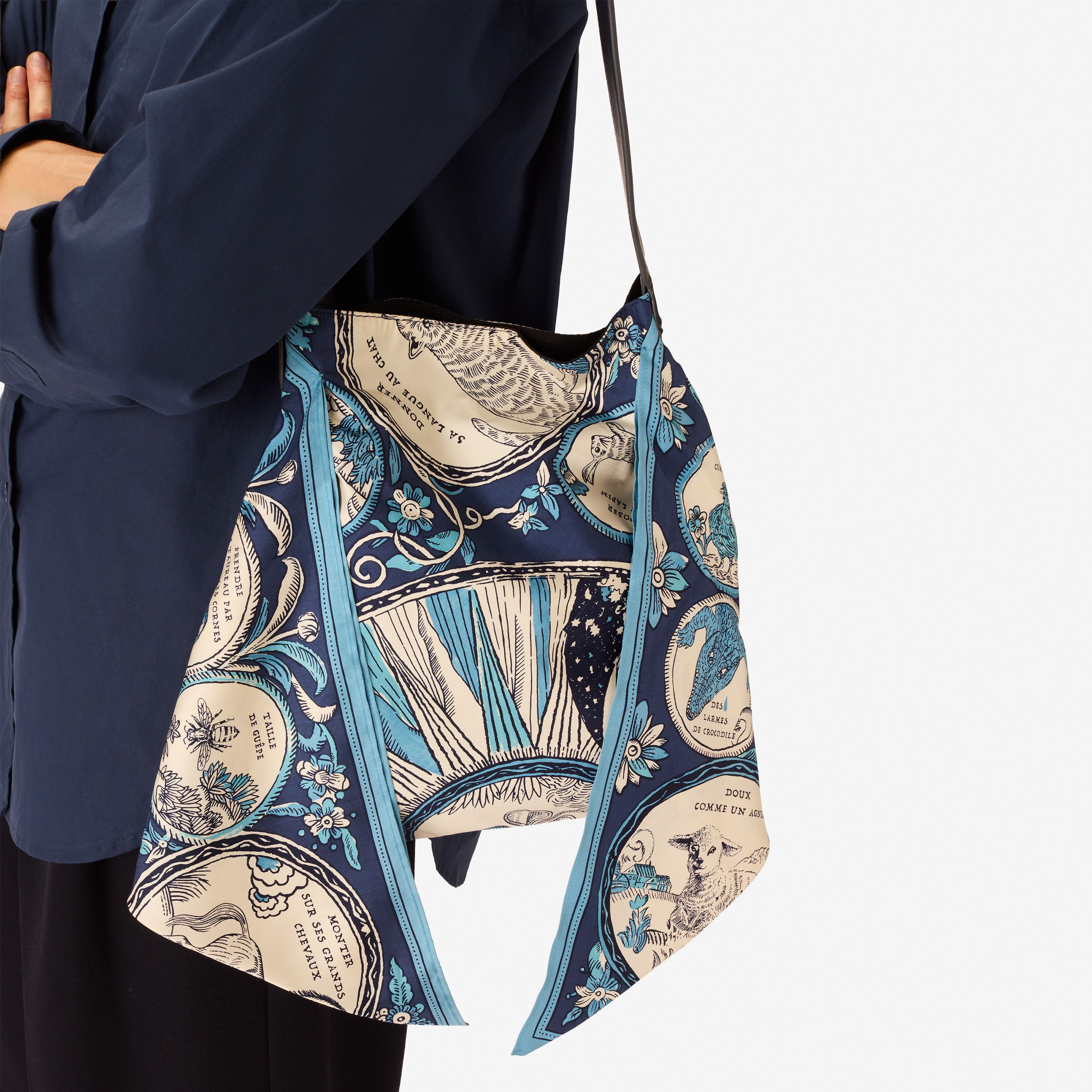Schal Tasche - Chance Inoui - Marineblau