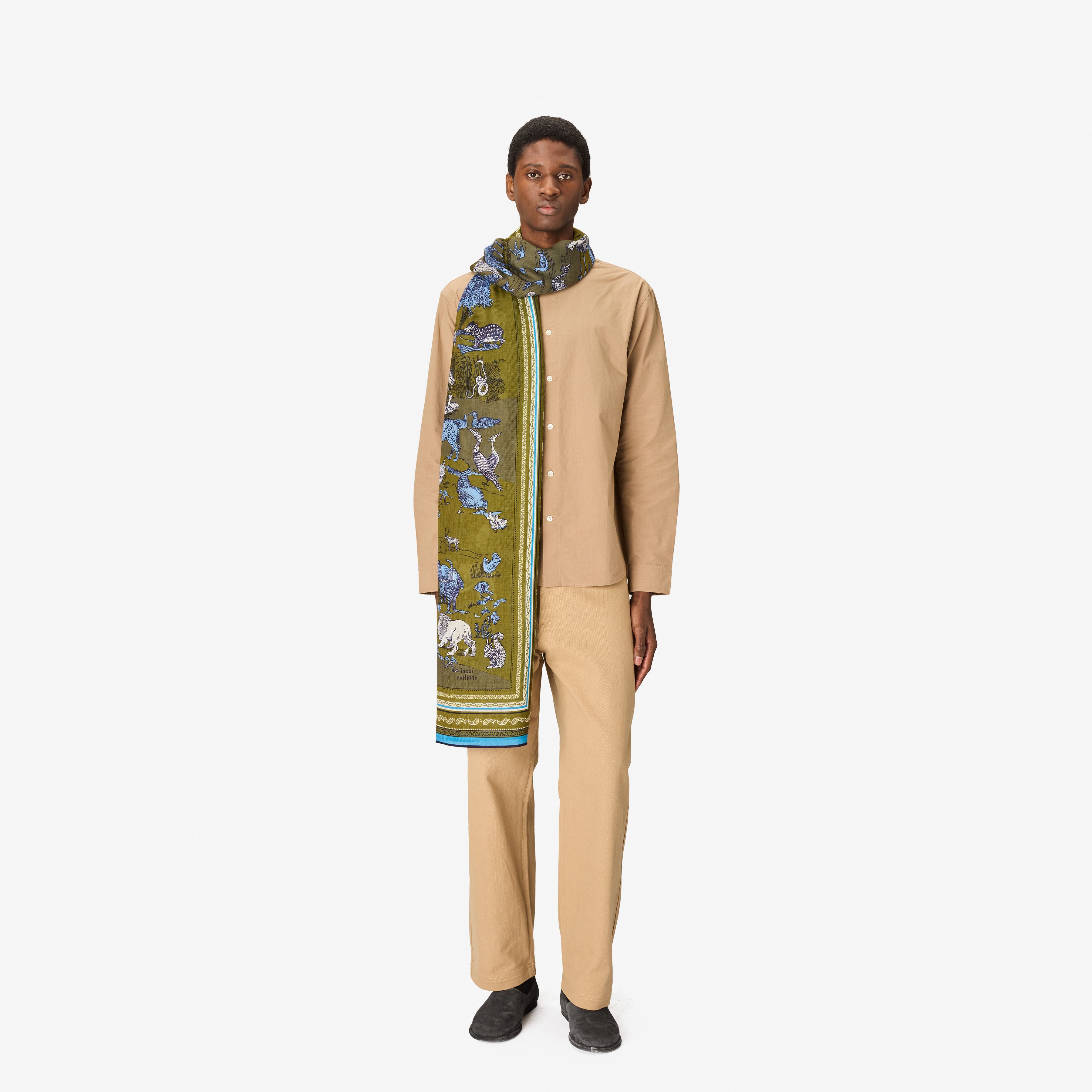 Scarf 130 - Reverie - Khaki