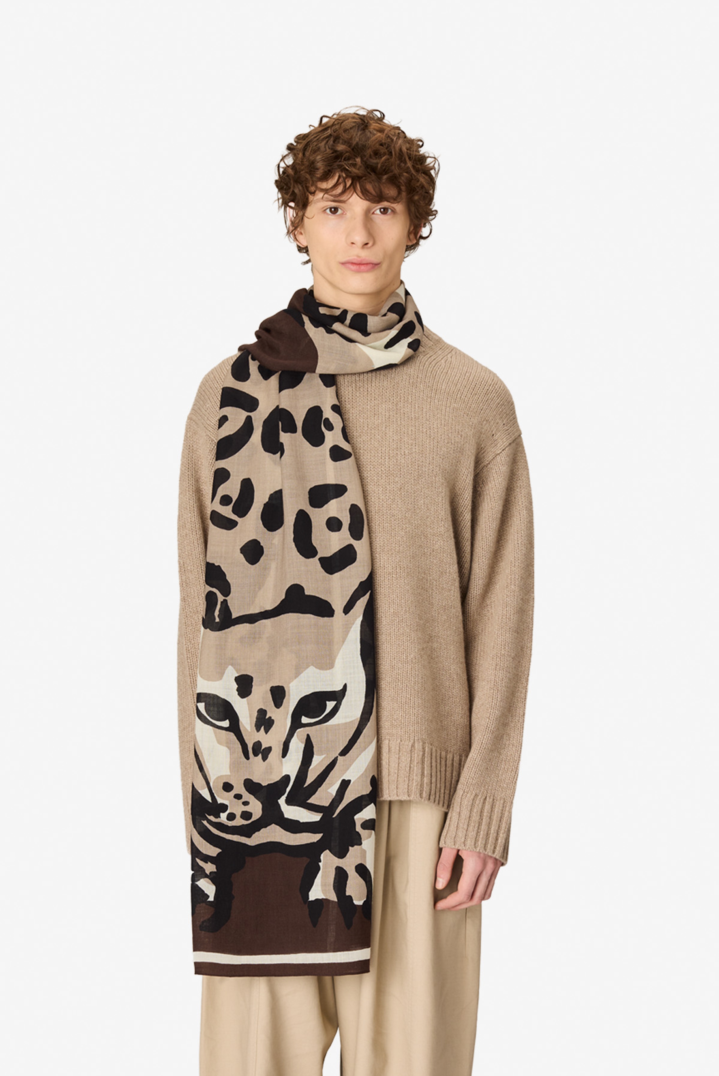 Scarf 70 - Felino - Brown