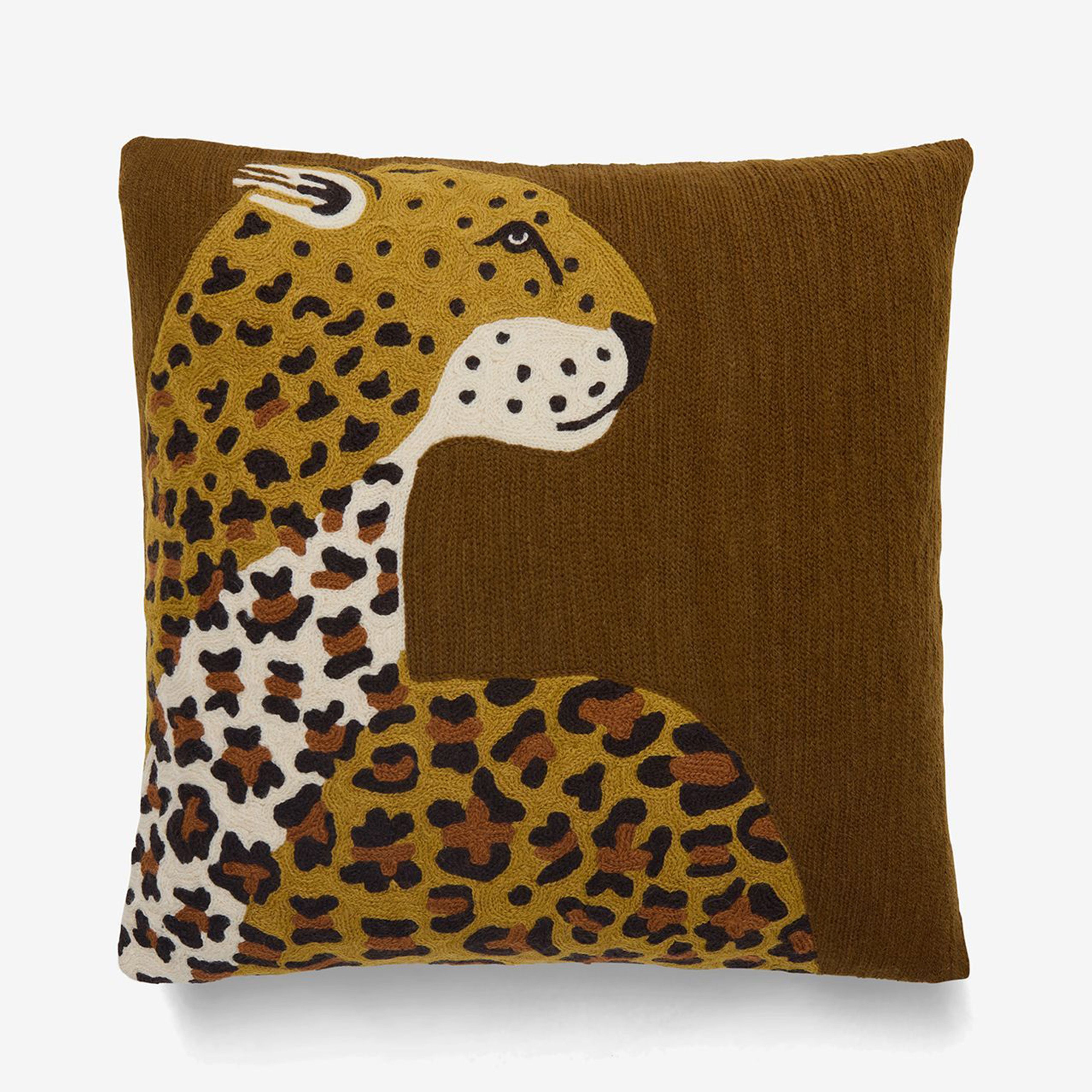 Housse de Coussin 45 - Leopard - Safran