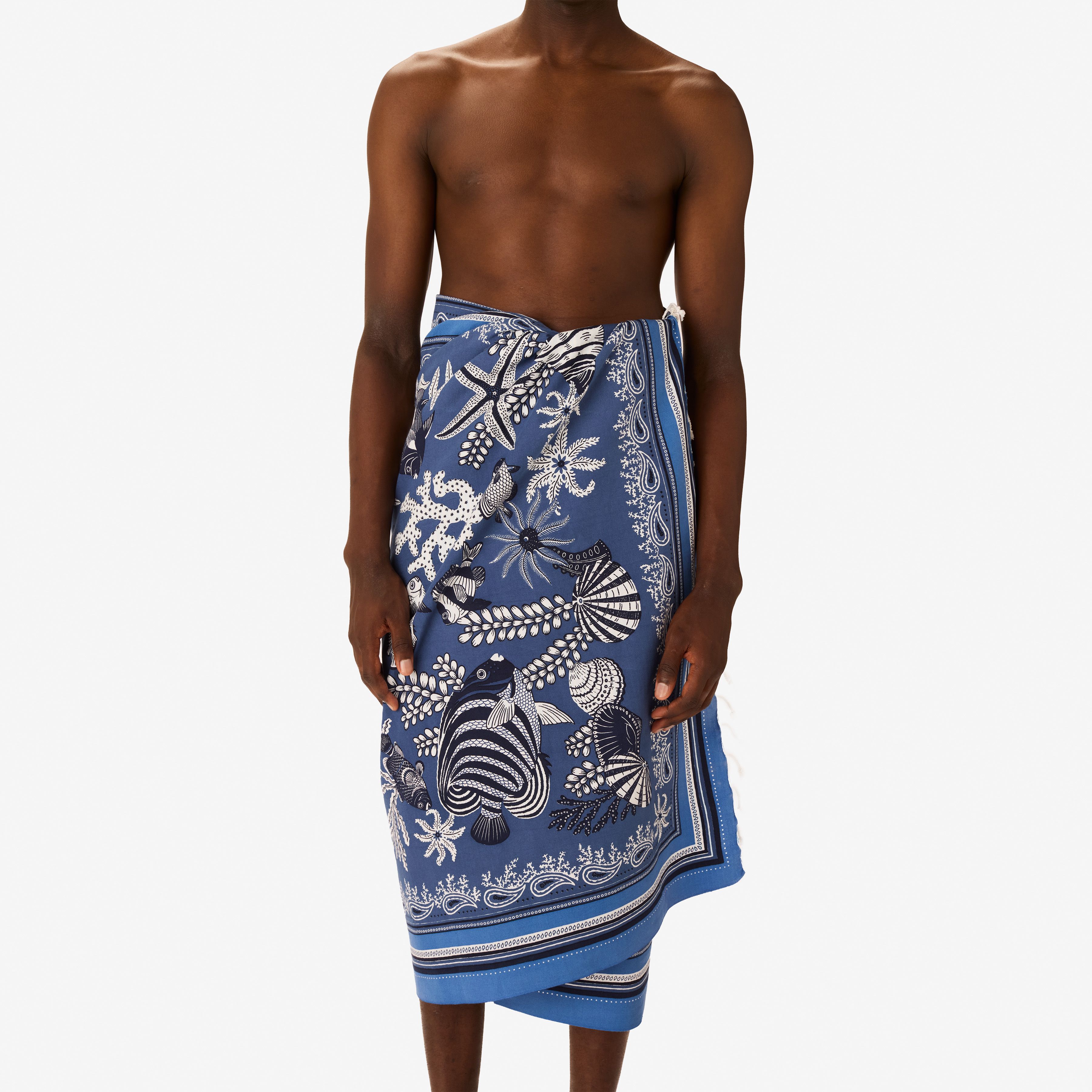 Fouta 100 - Neptune - Bleu