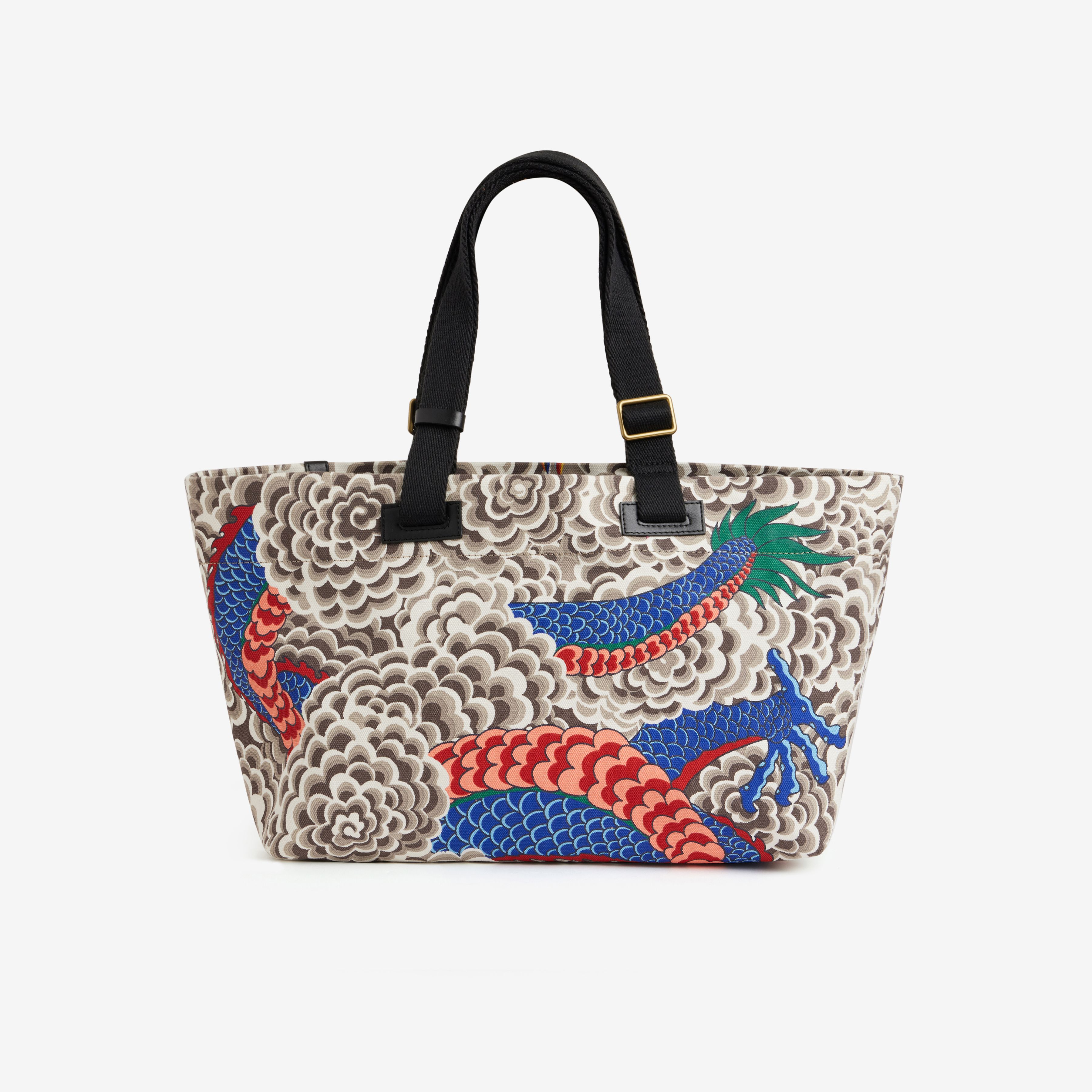 Sac Cabas Strap S - Dragon - Gris
