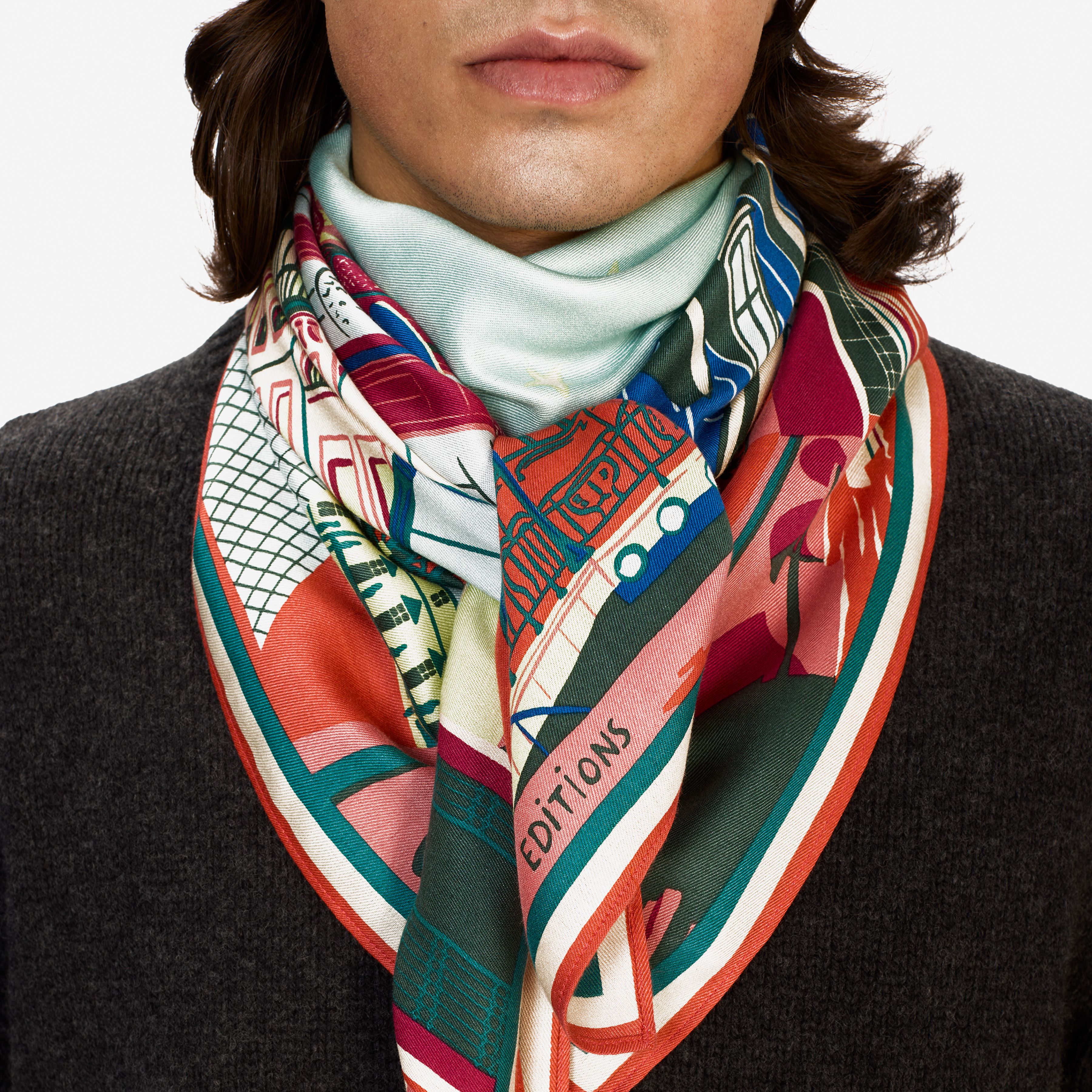 Silk Square 100 - J'Aime Paris - Multicolor