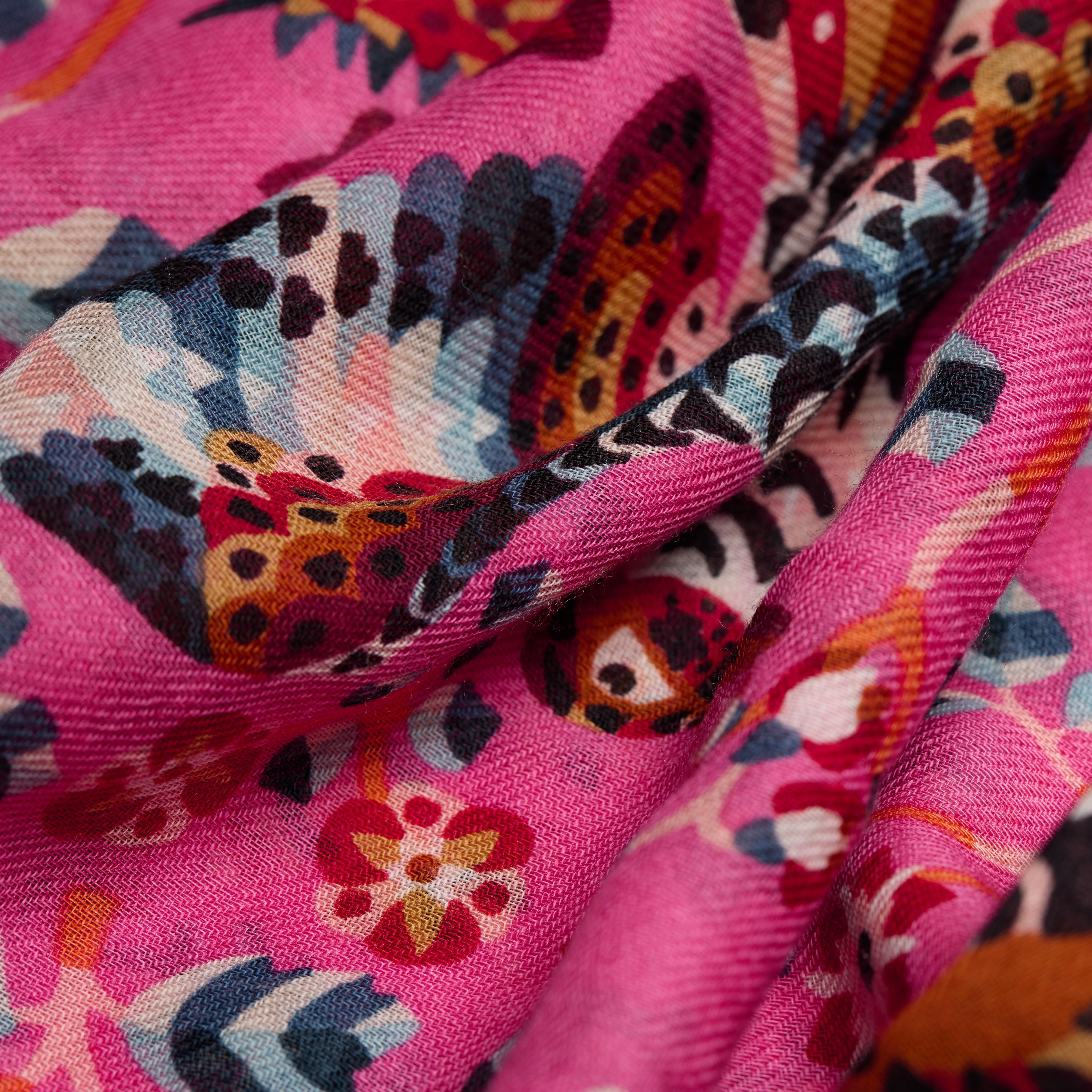 Bufanda 100 - Rene Perrot - Fucsia