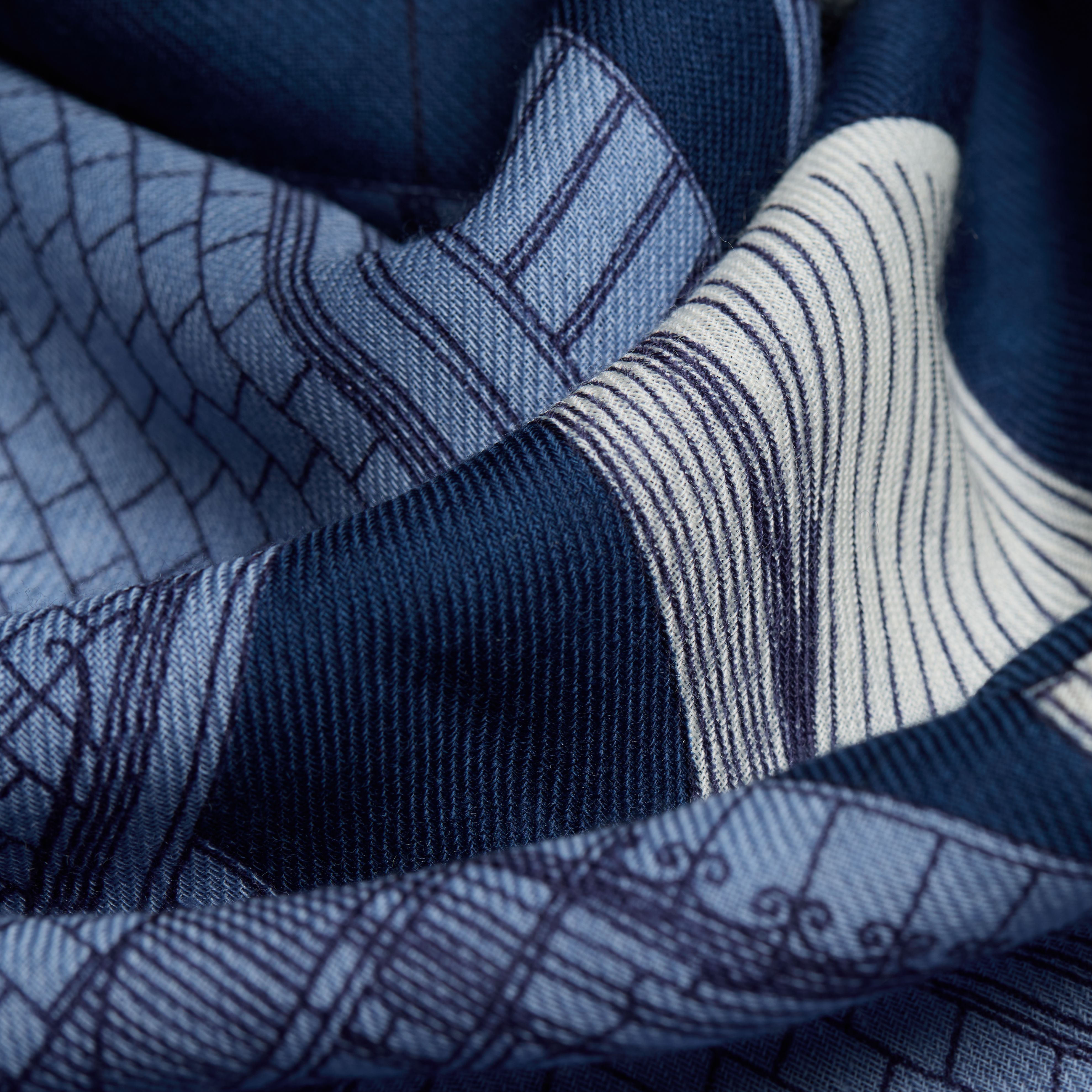 Scarf 100 - Vivienne - Blue