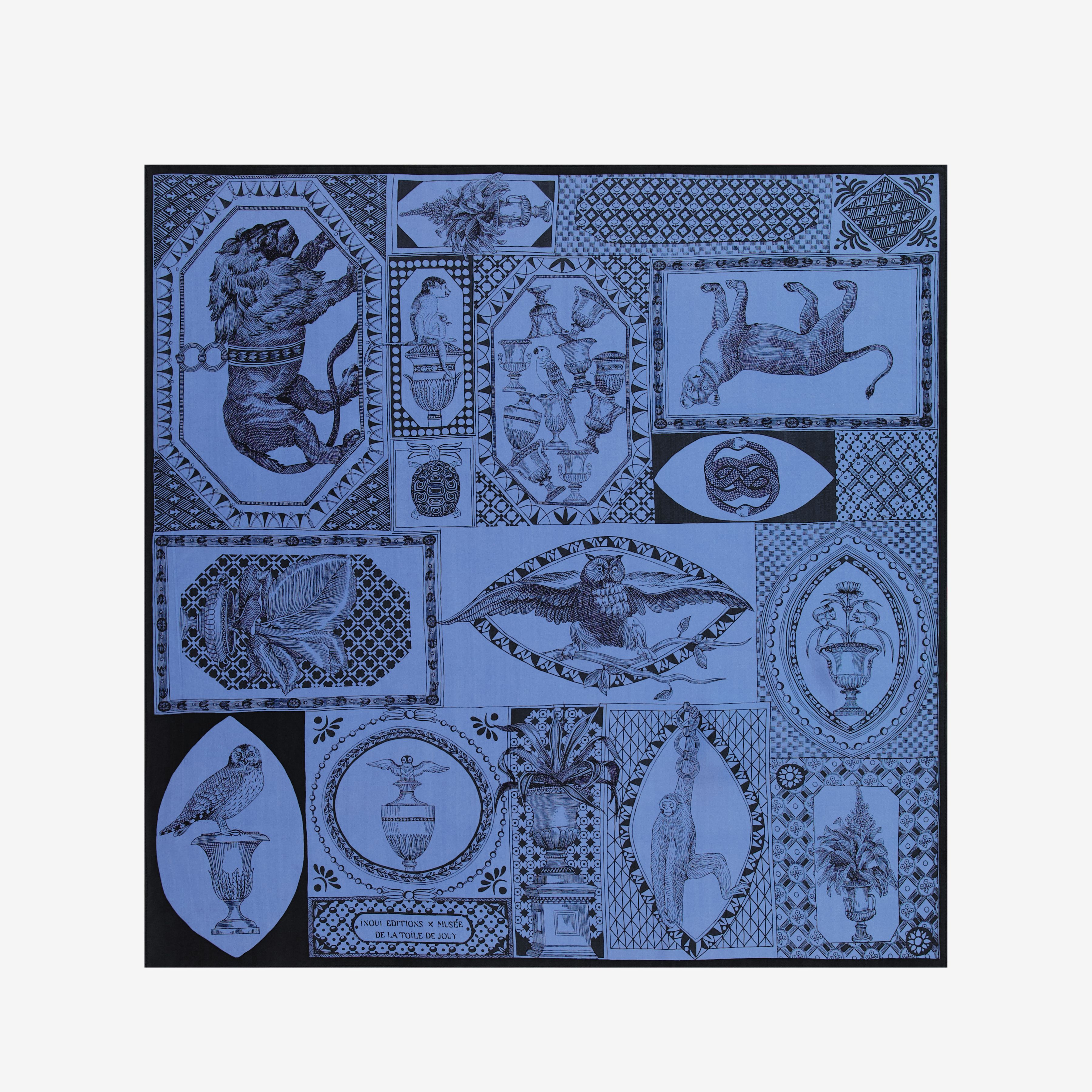 Pañuelo 65 - Barocco - Azul