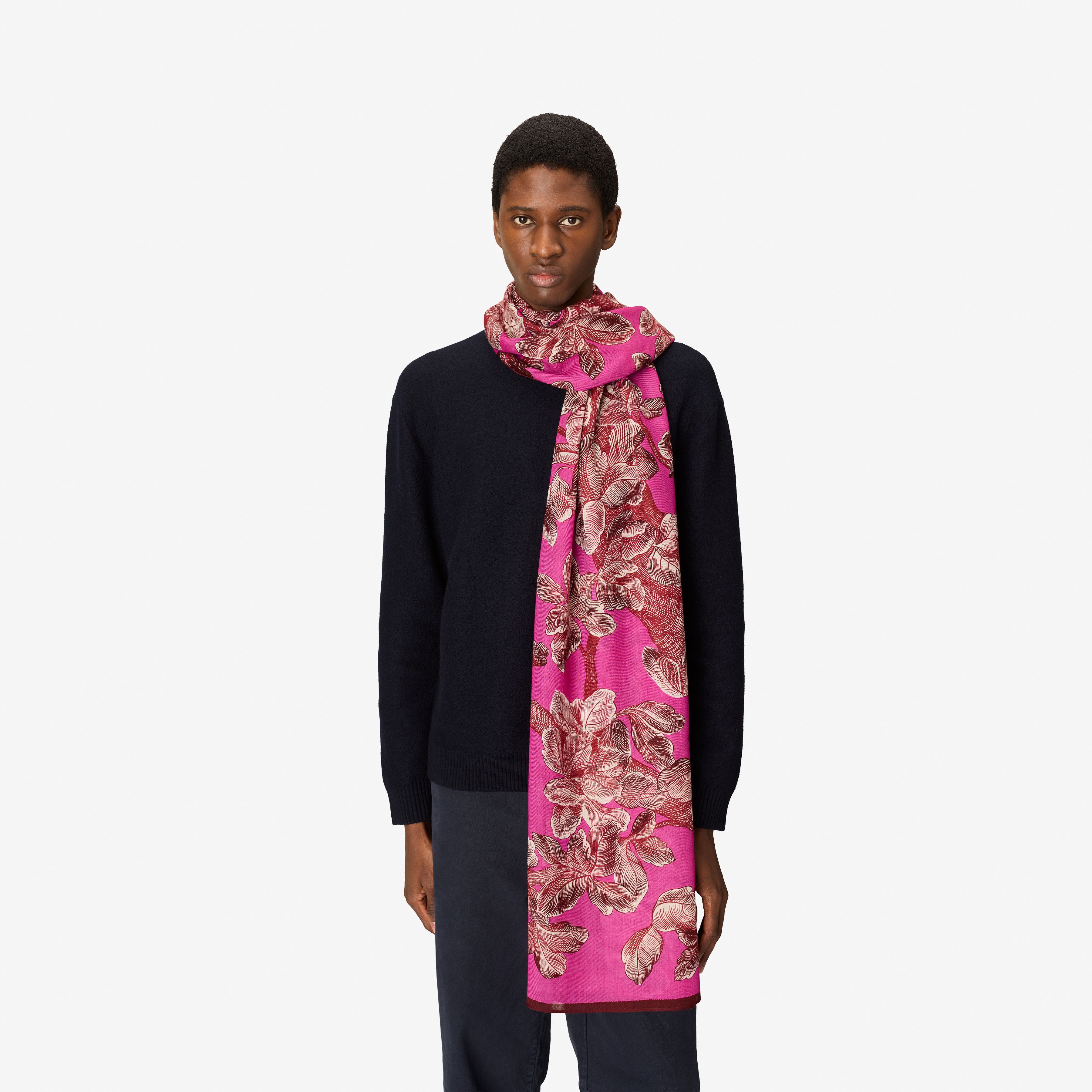 Scarf 100 - Arboris - Fuchsia