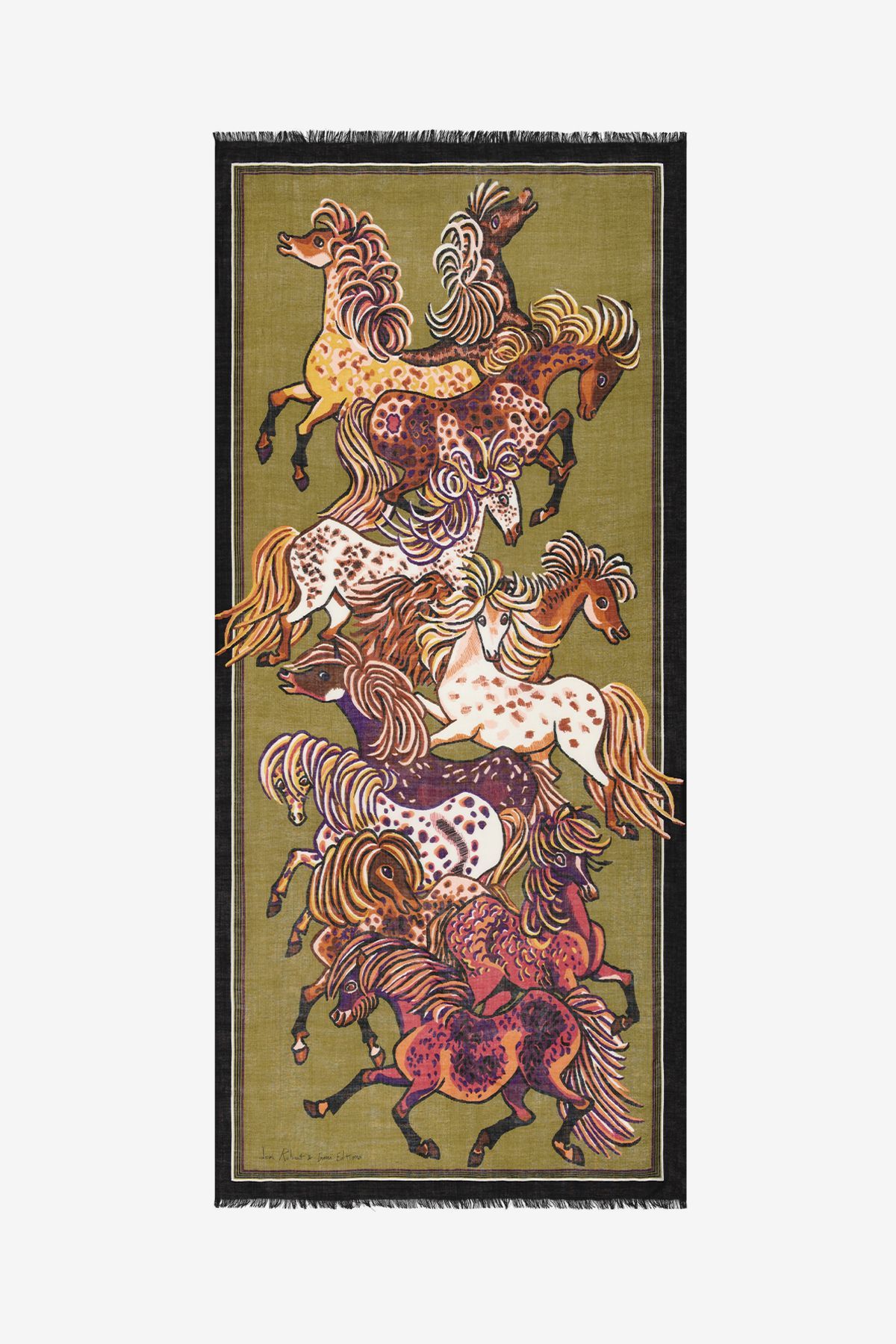 Scarf 80 - Western - Khaki
