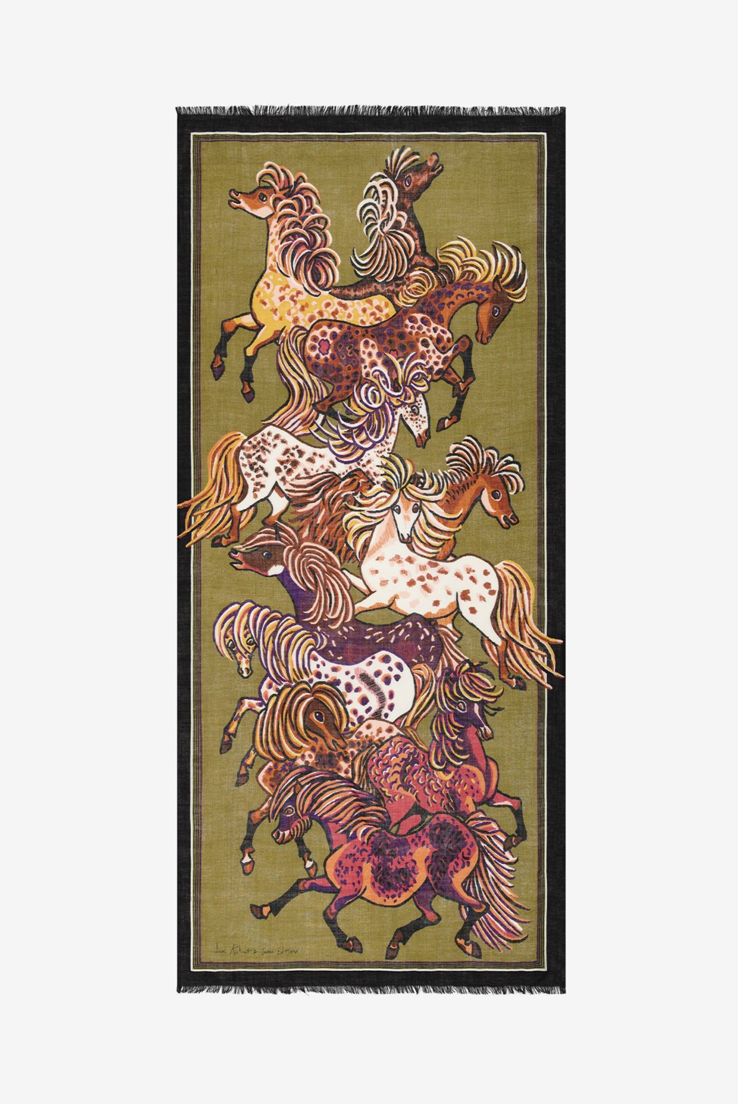 Scarf 80 - Western - Khaki