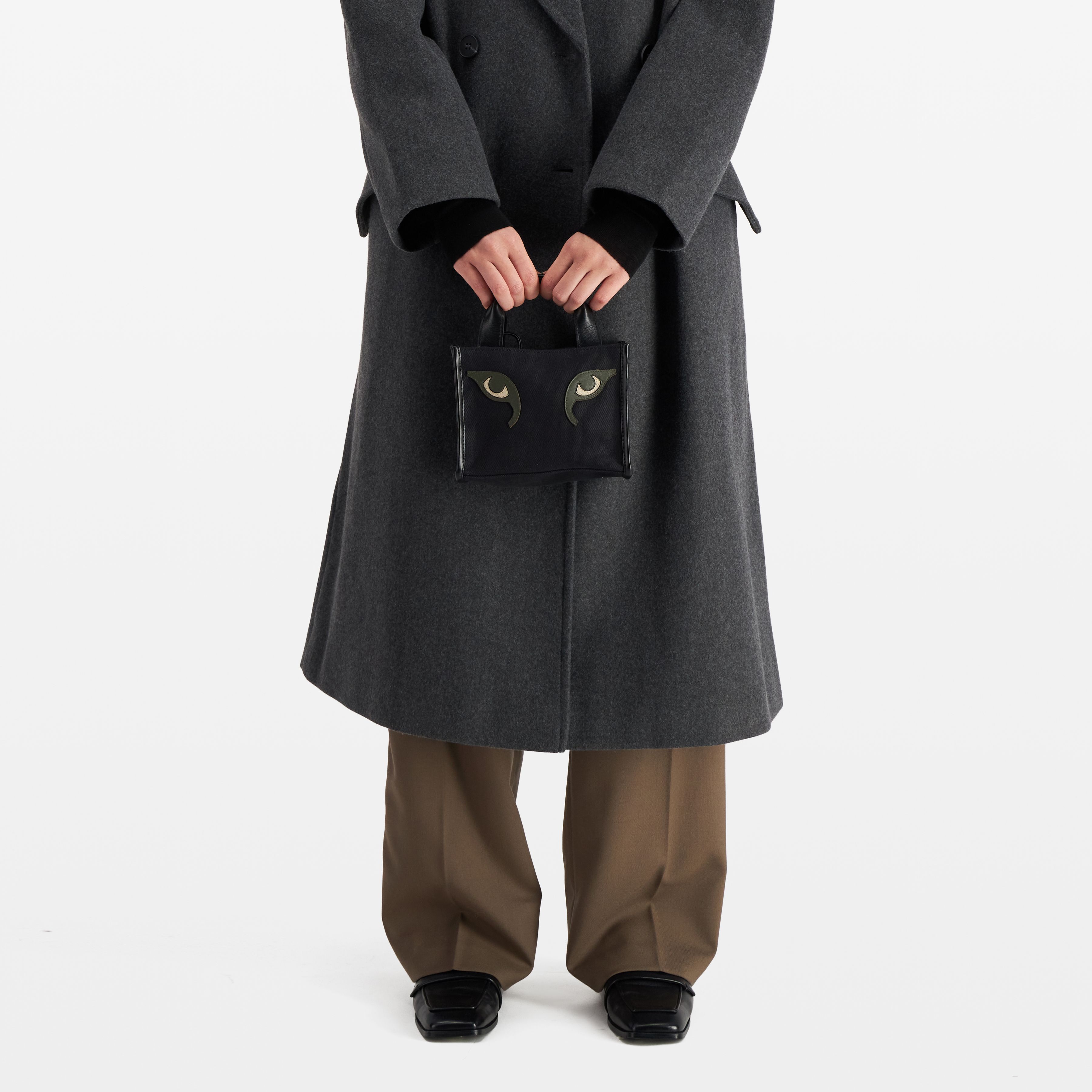 Mini Caprice Bag - Eyes - Black