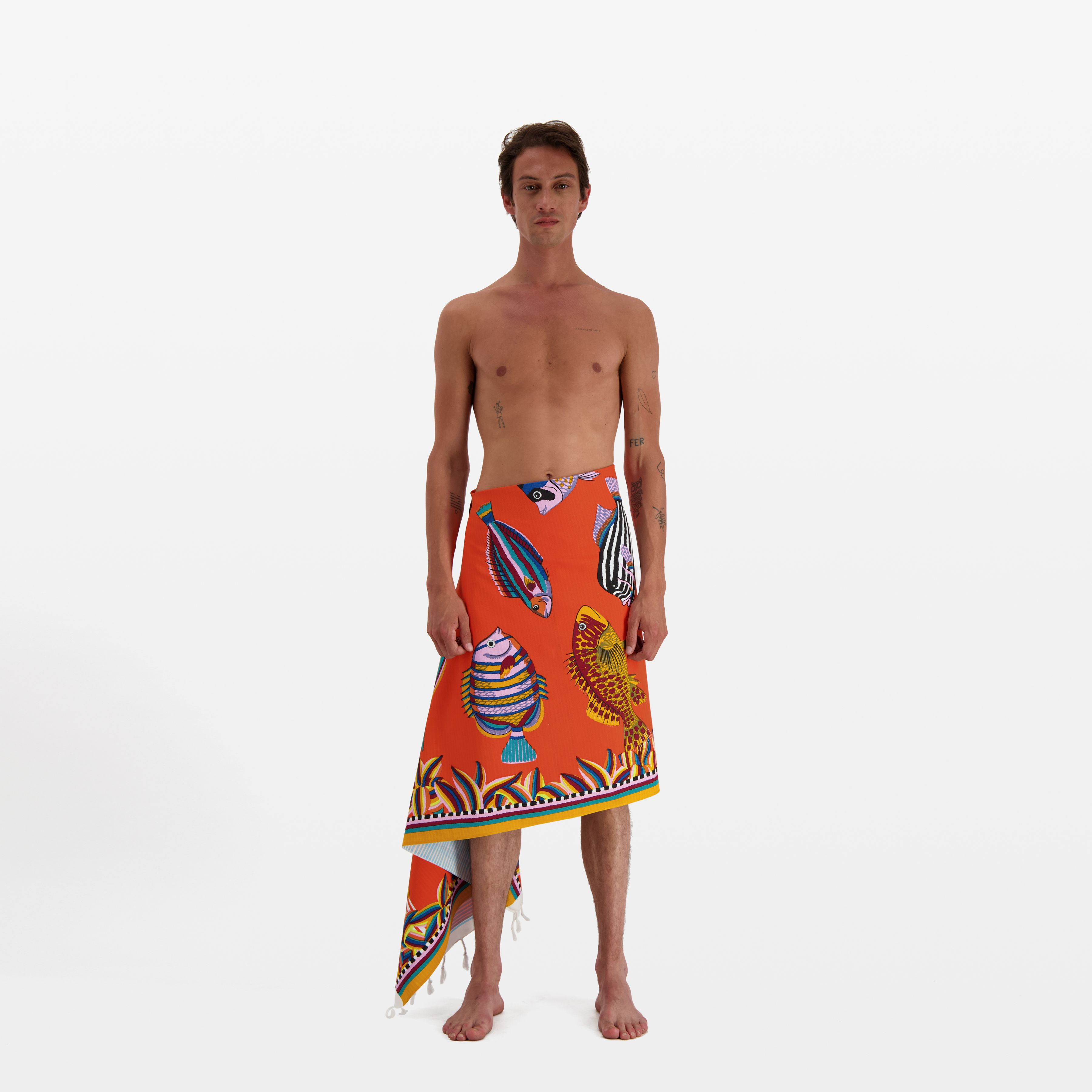 Fouta Towel 100 - Tuba - Orange