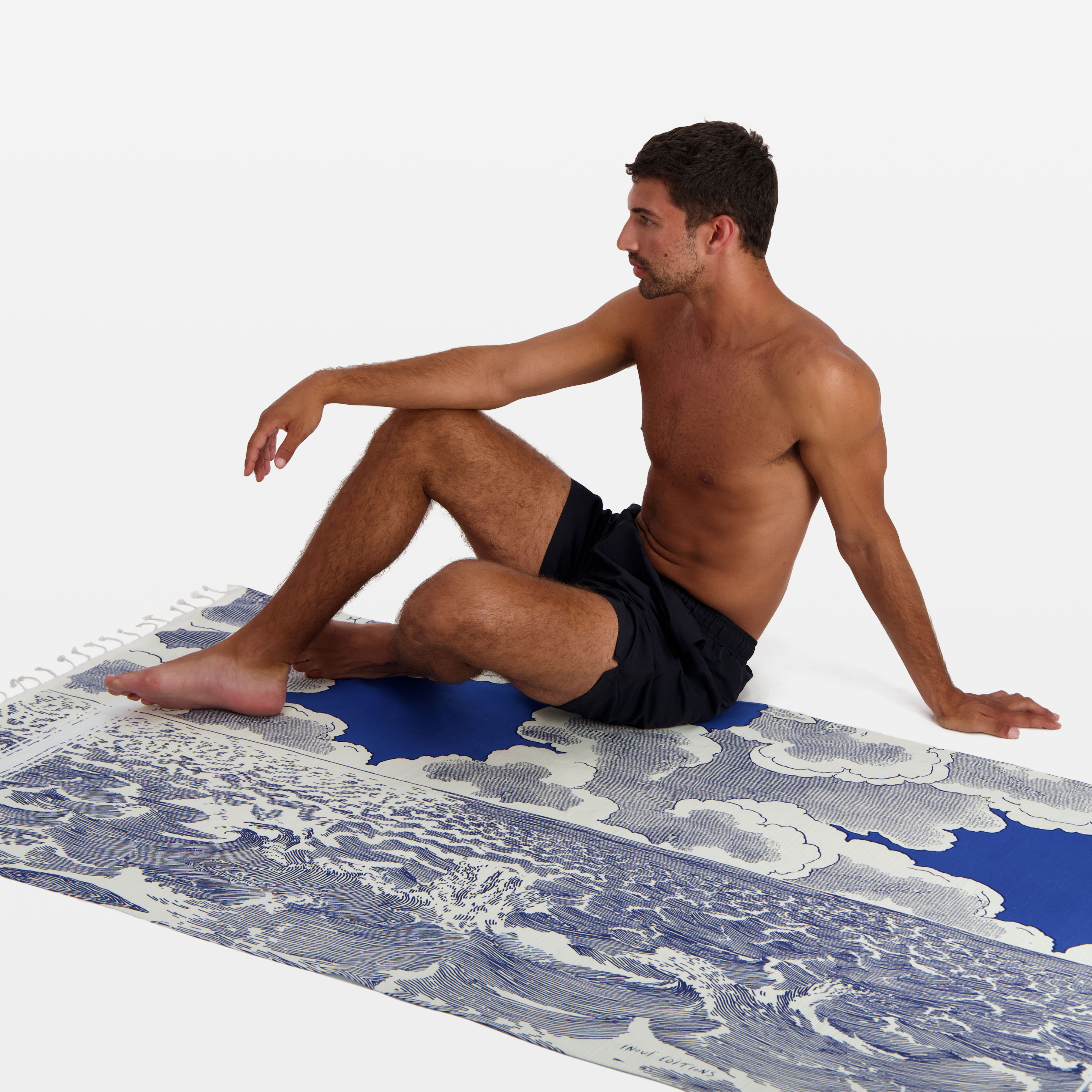 Fouta 100 - Oceanique - Bleu Marine