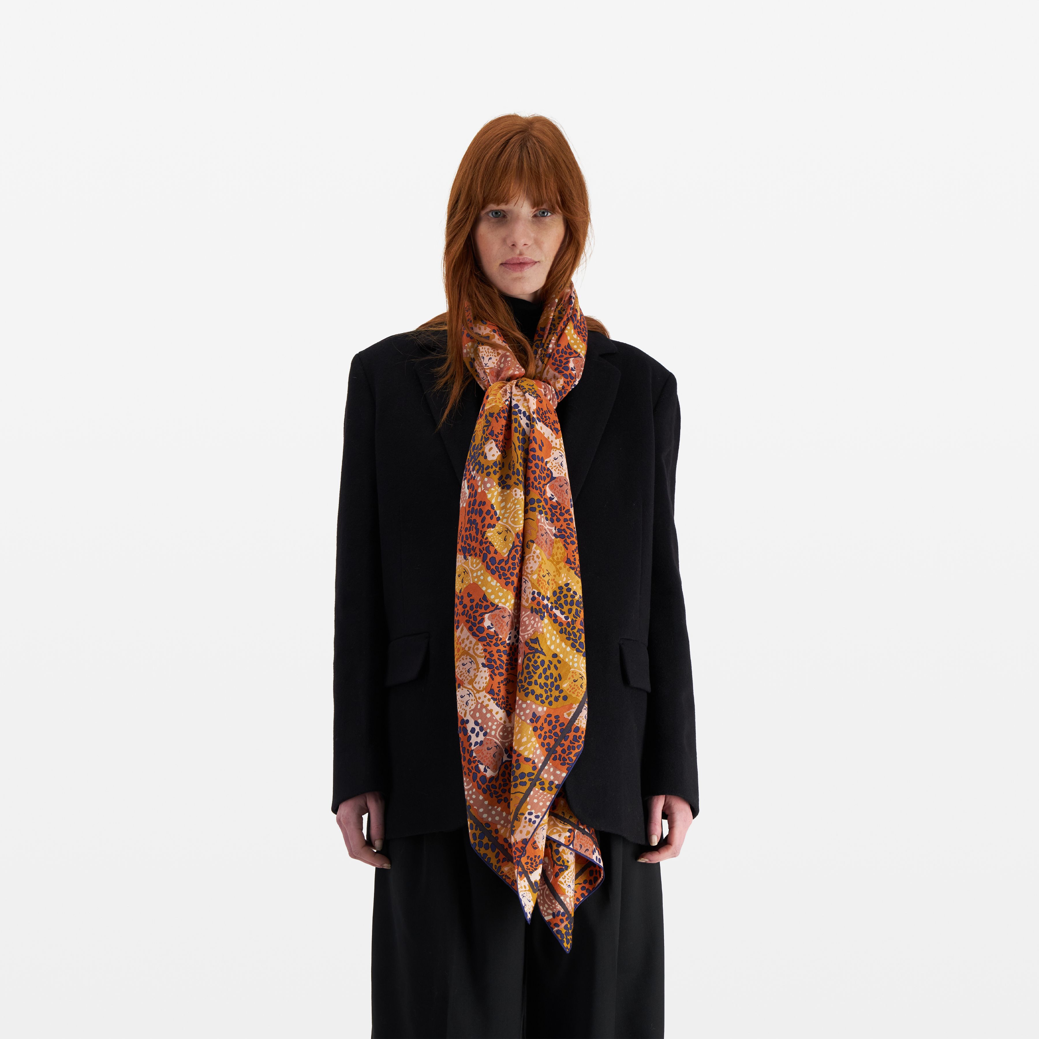Scarf 100 - Tetris - Orange