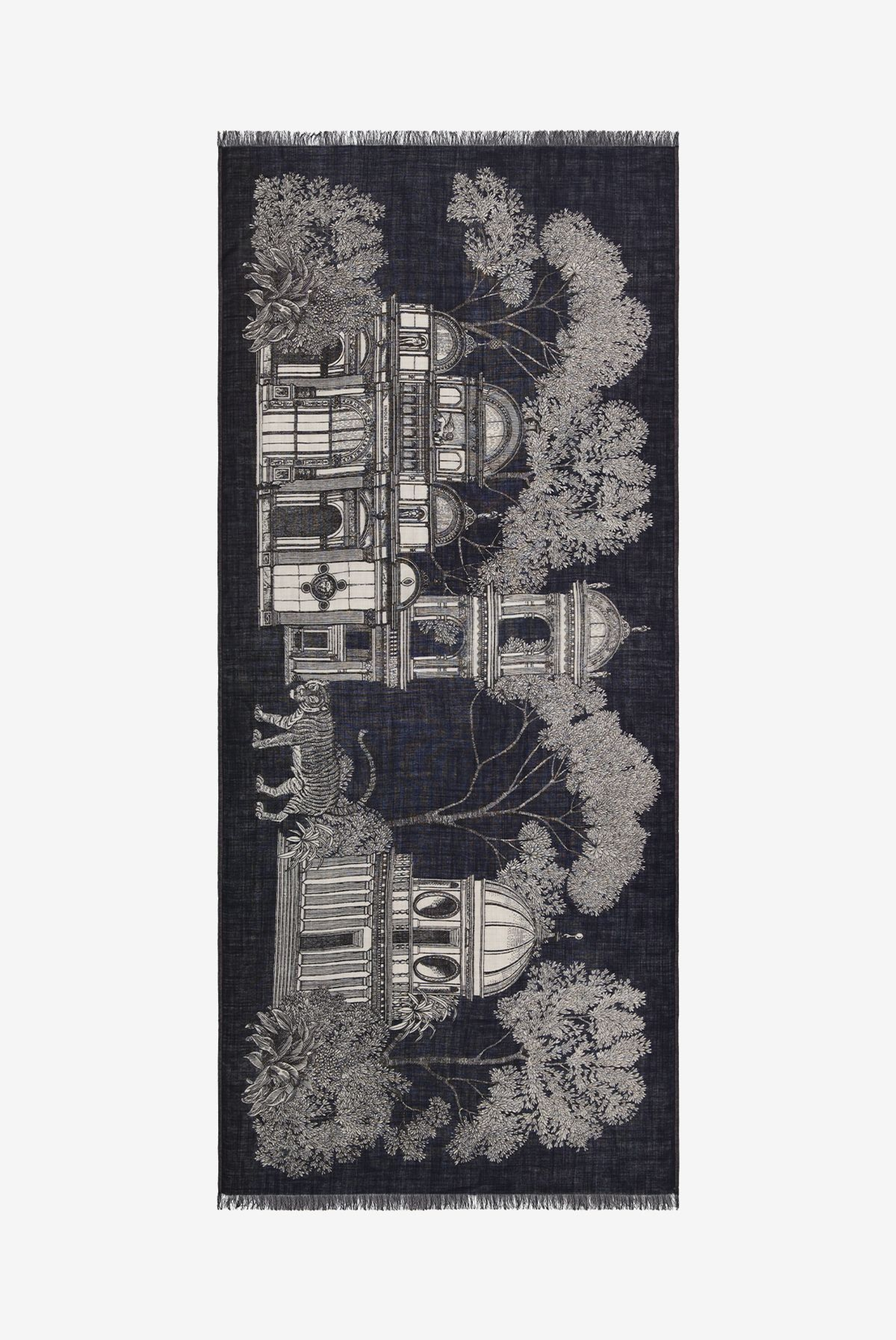 Scarf 80 - Mirage - Black