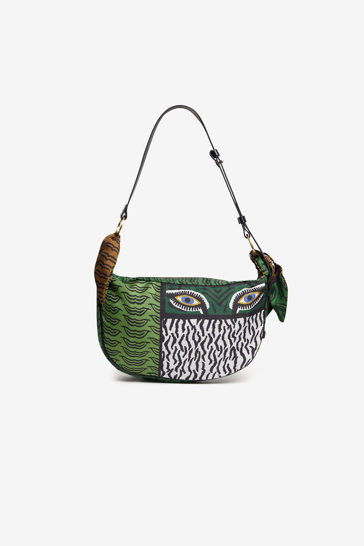 Bolso Moon de Seda S - Mantra - Verde