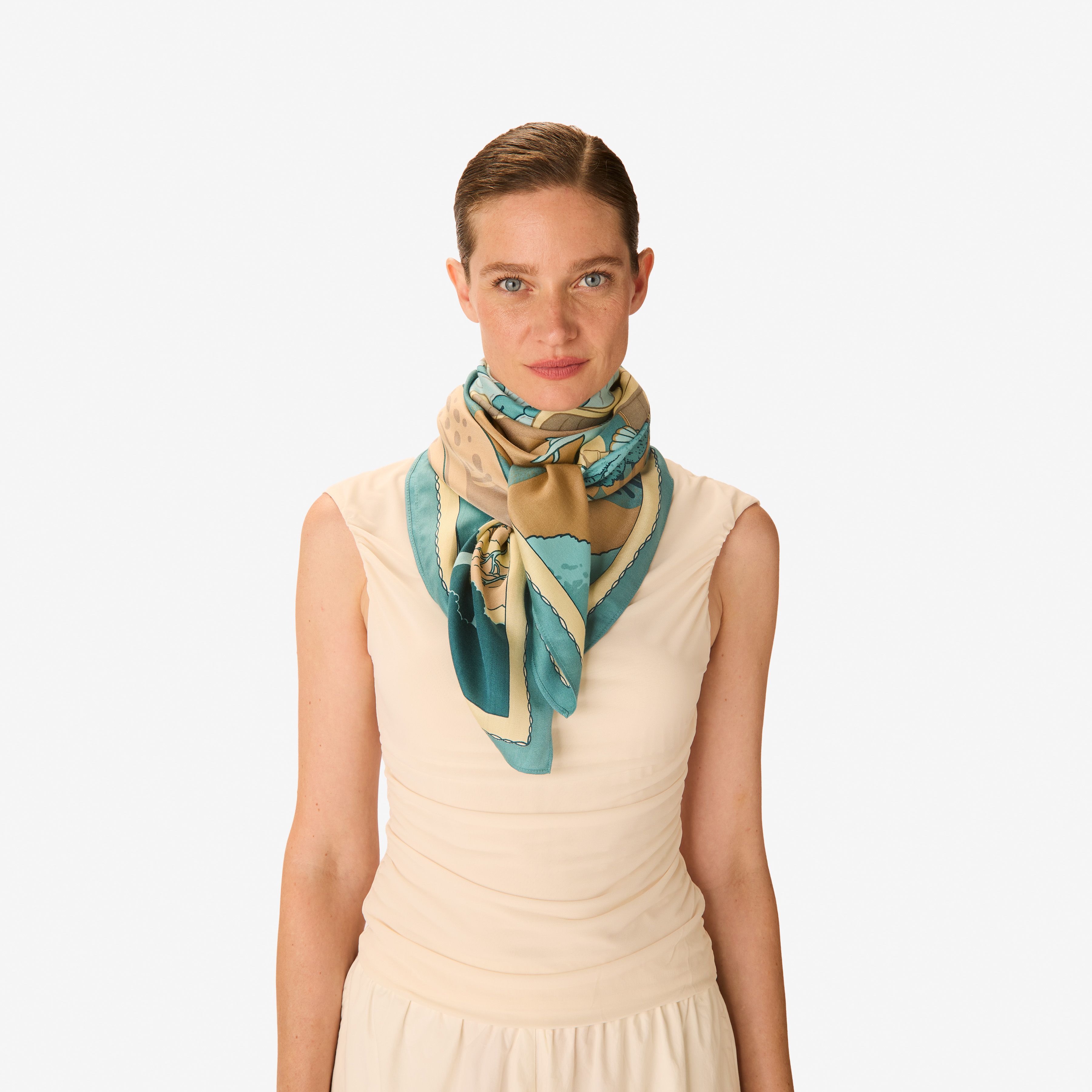 Carré 100 - Jardin - Turquoise