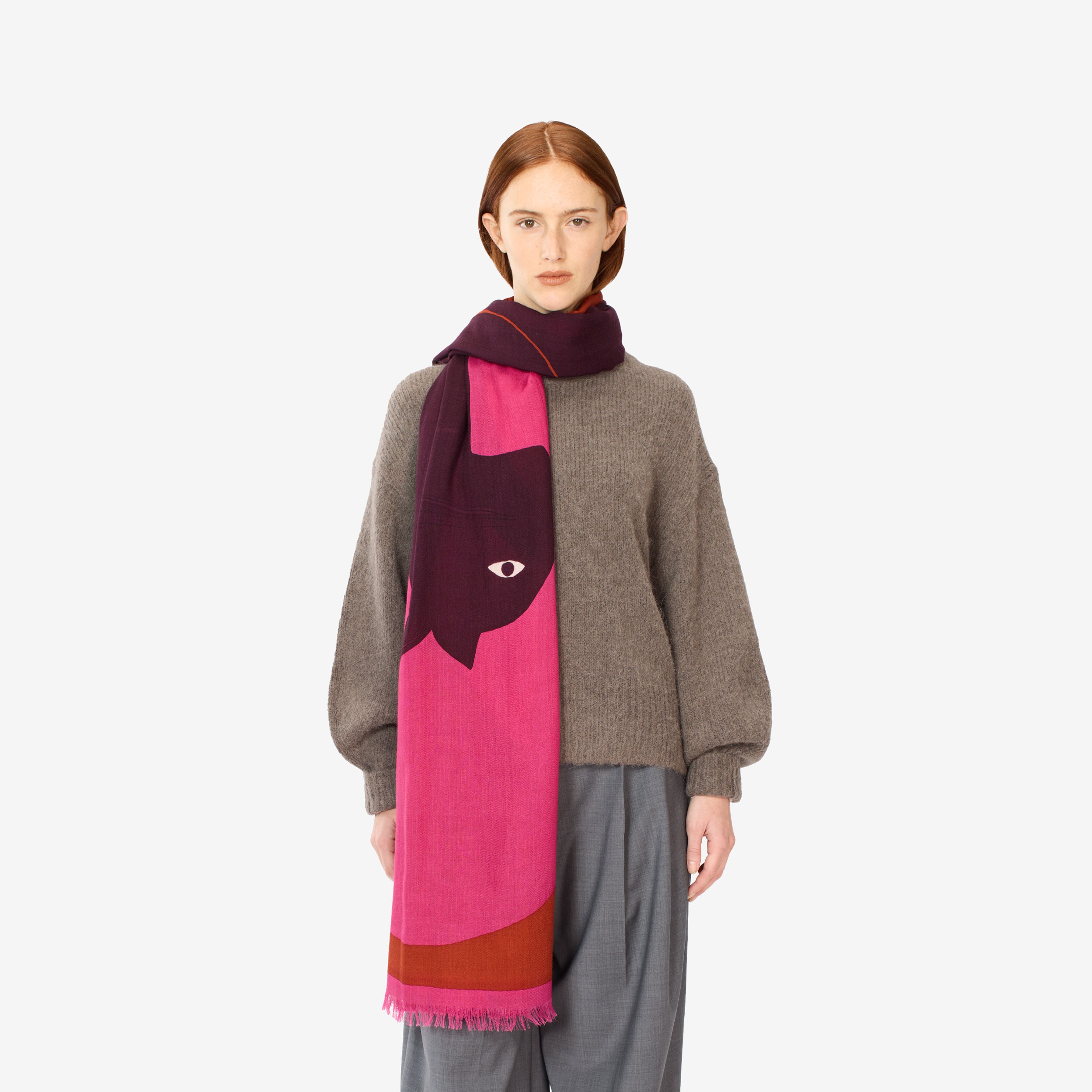 Scarf 100 - Amour - Squirrel
