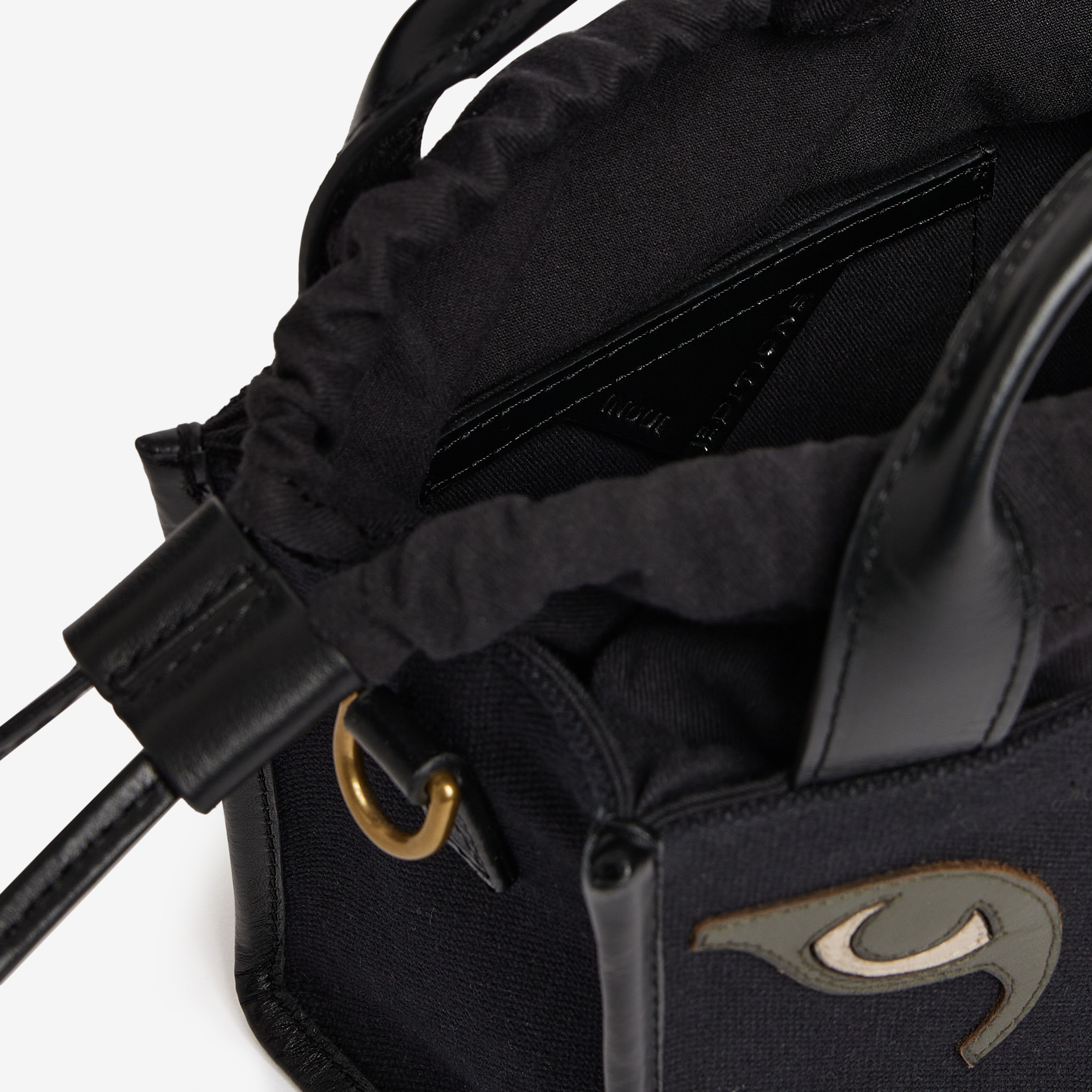 Mini Caprice Bag - Eyes - Black