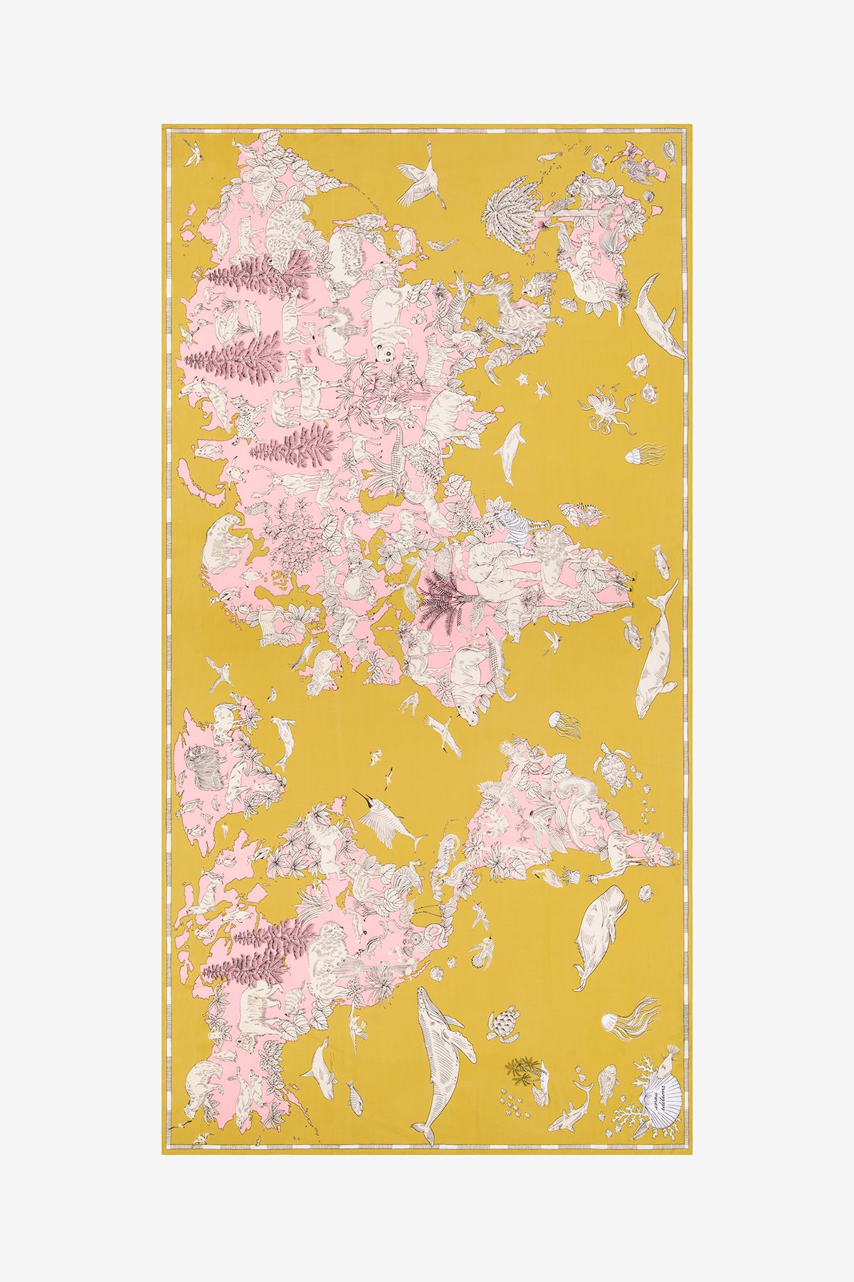 Scarf 100 - Atlas - Yellow