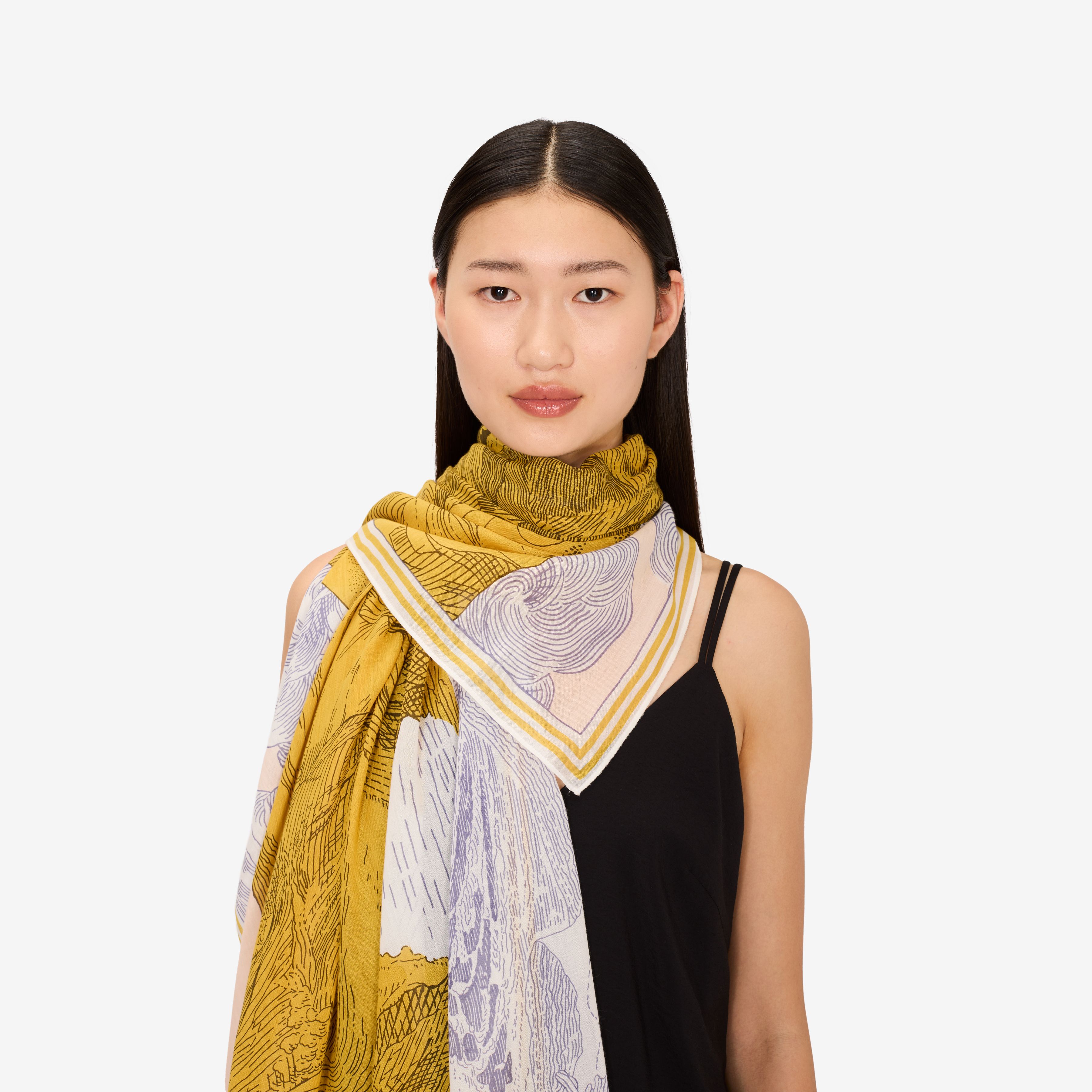 Scarf 100 - Balthazar - Yellow