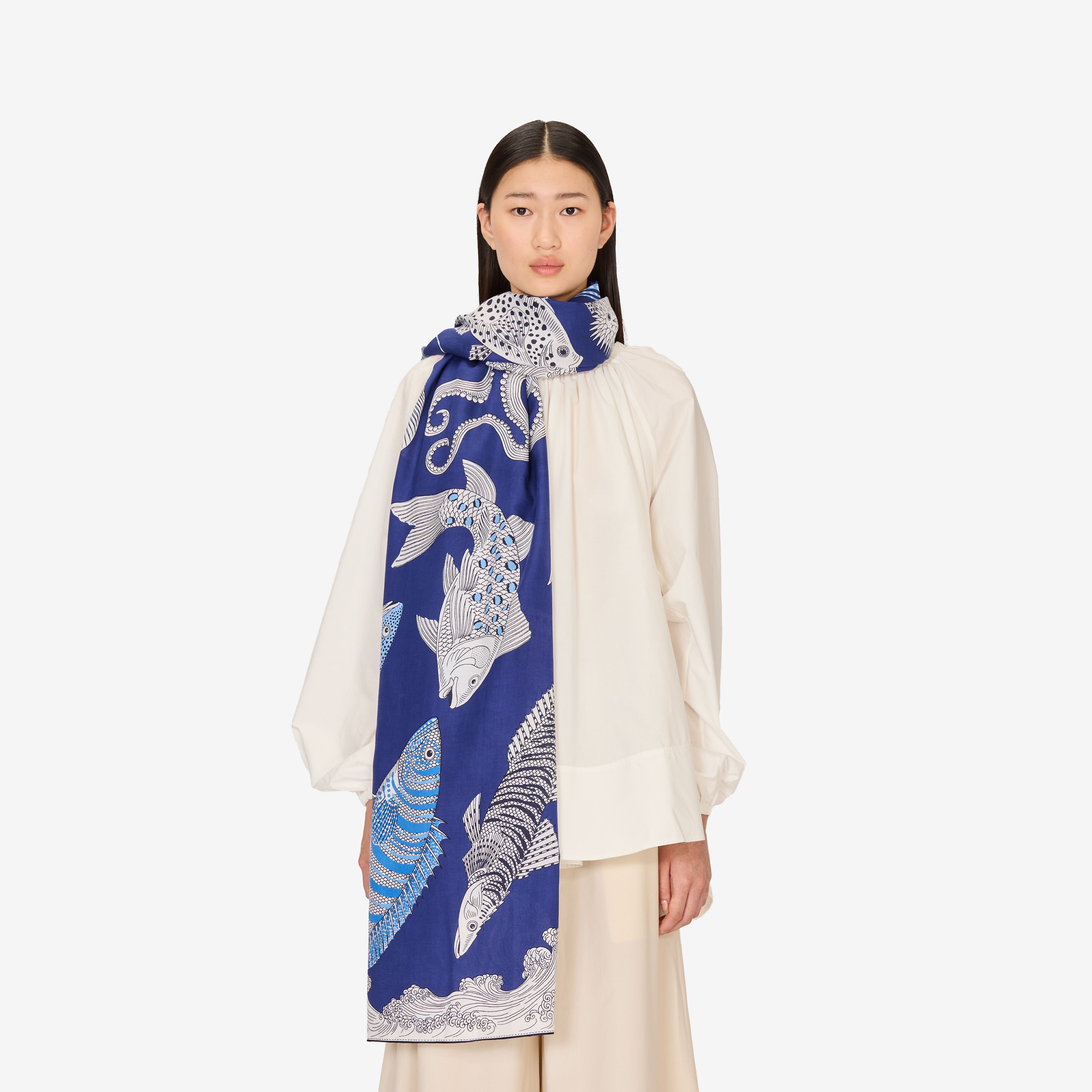 Scarf 100 - Poseidon - Blue