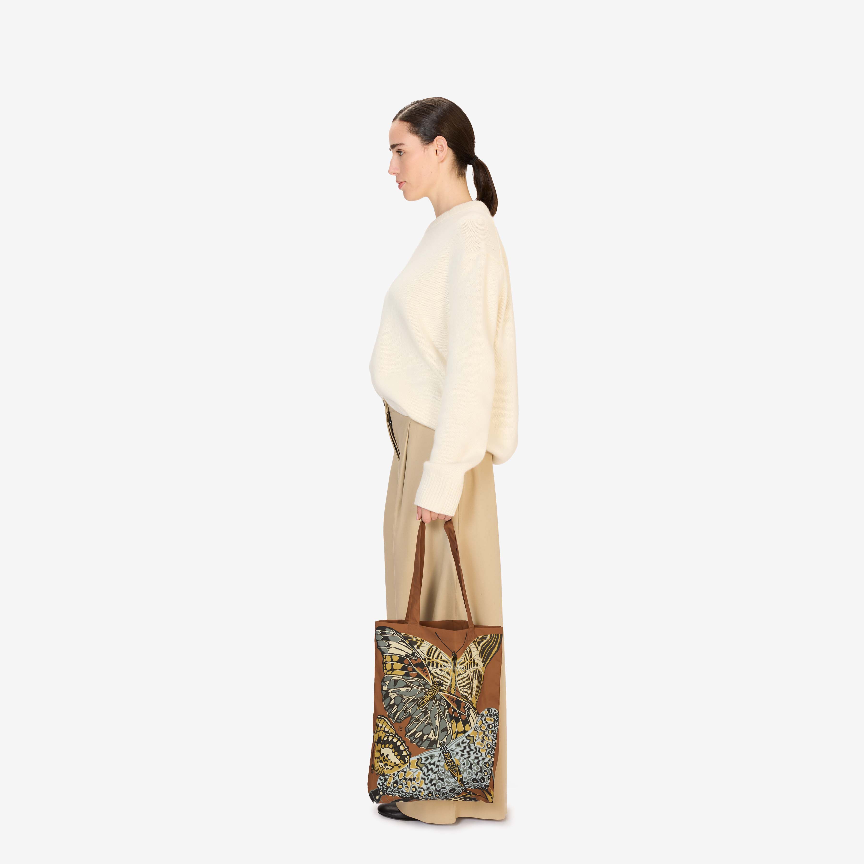 Shopper Bag - Papillons - Natural