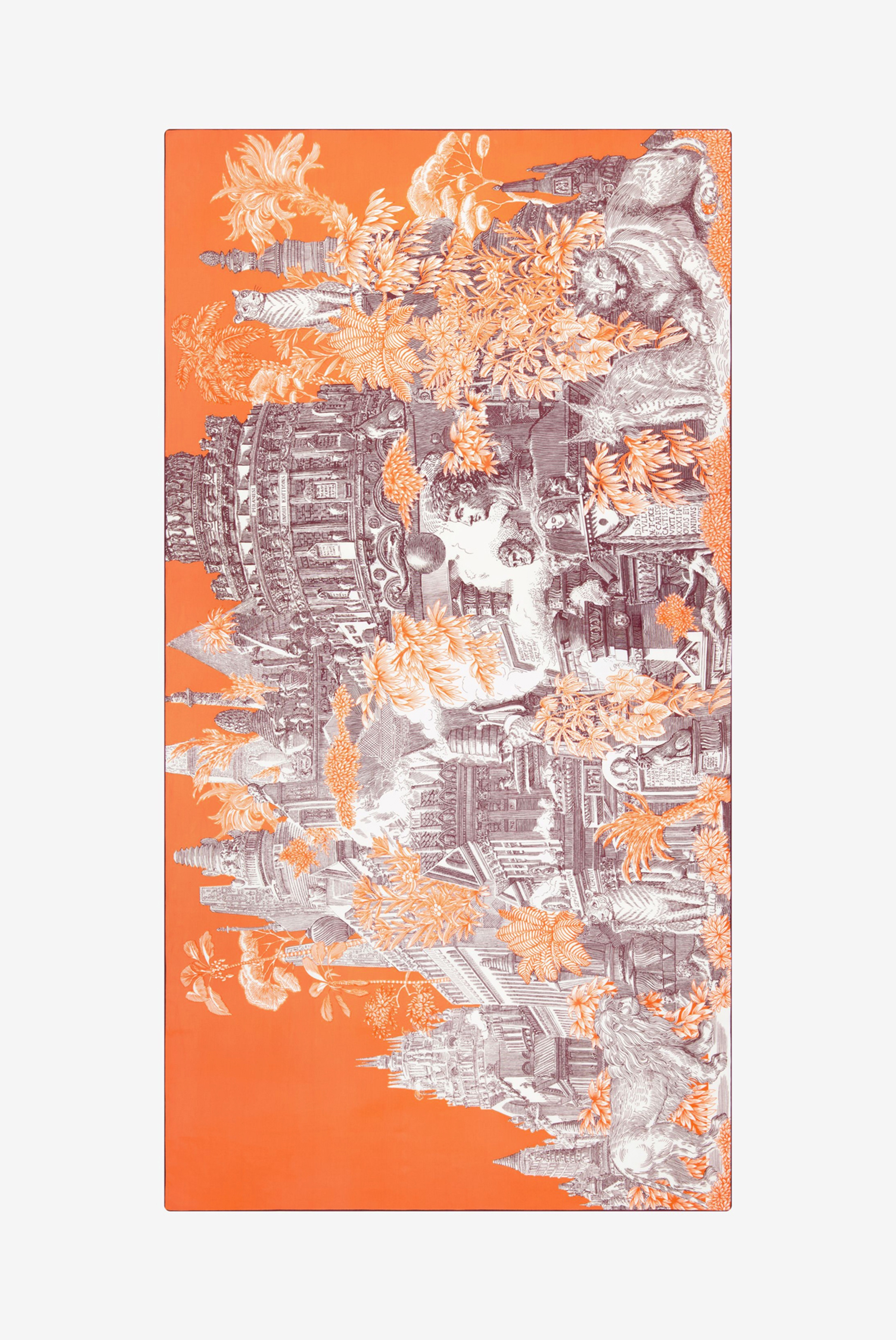 Scarf 100 - Piranesi - Orange