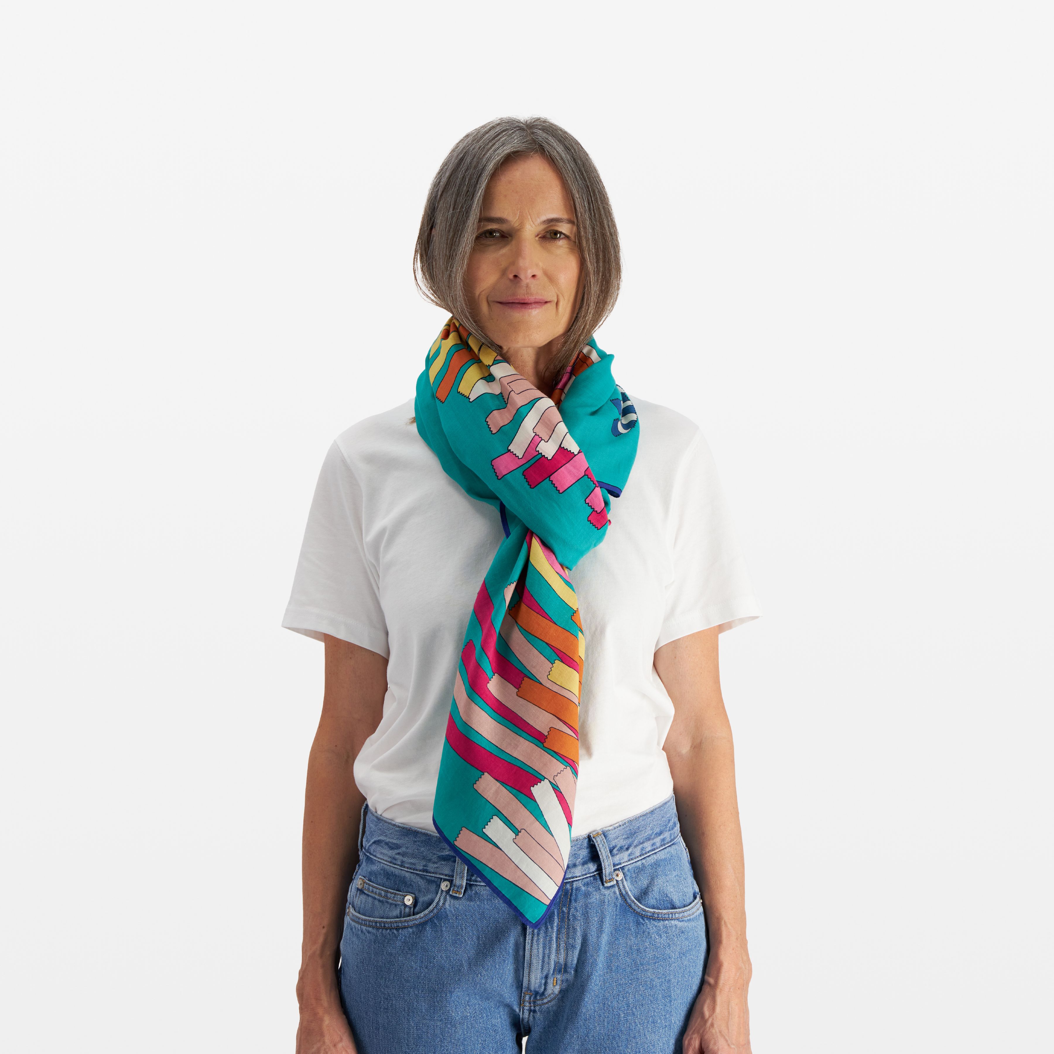Scarf 100 - Sagi - Emerald