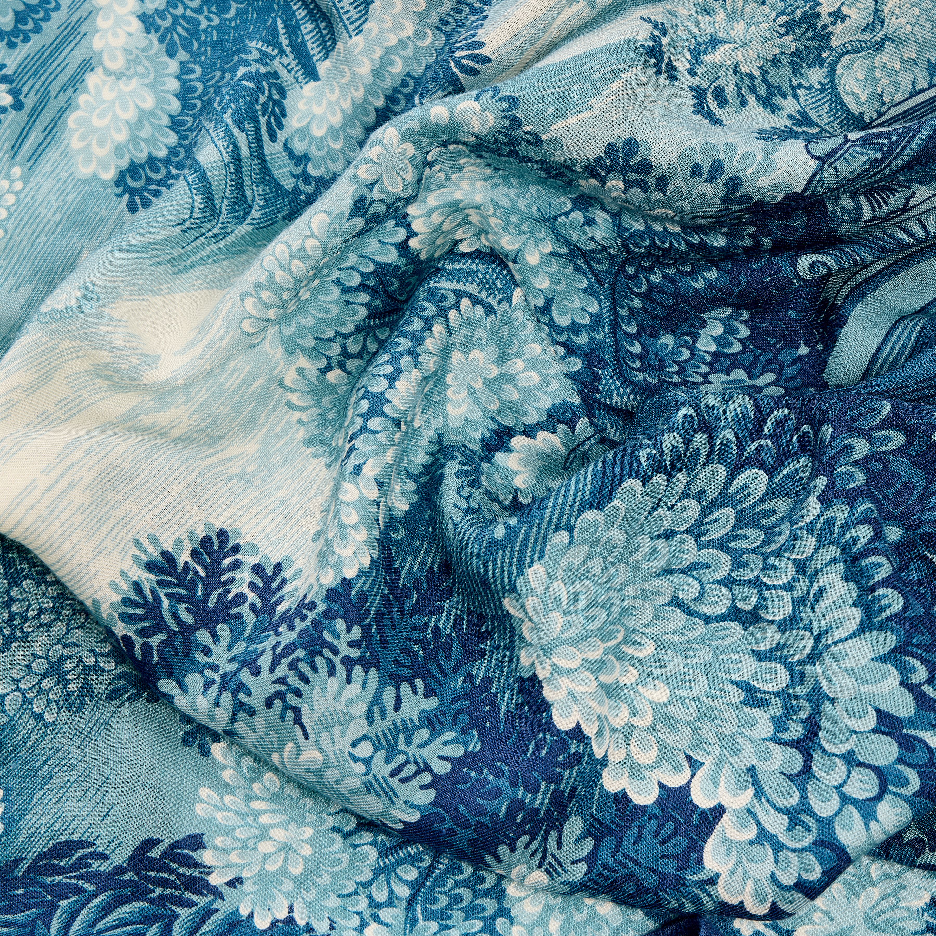 Scarf 100 - Come - Duck Blue