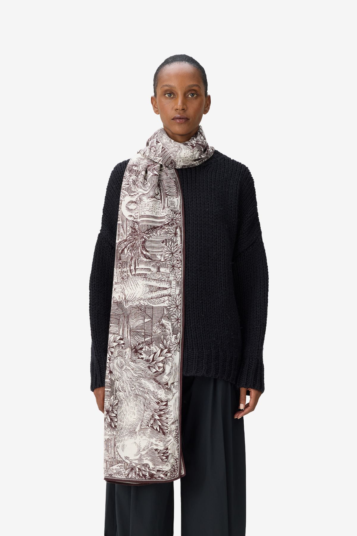 Scarf 100 - Piranesi - Natural