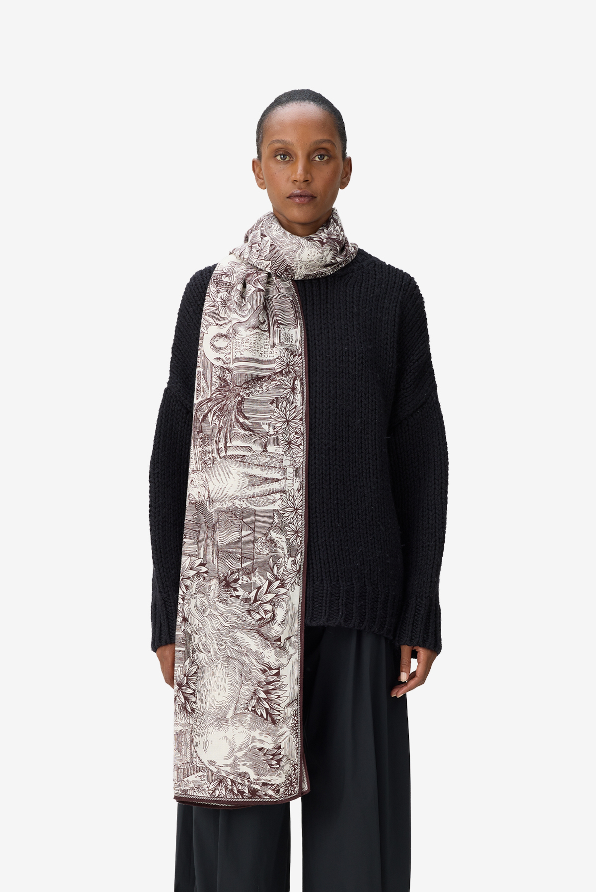 Scarf 100 - Piranesi - Natural