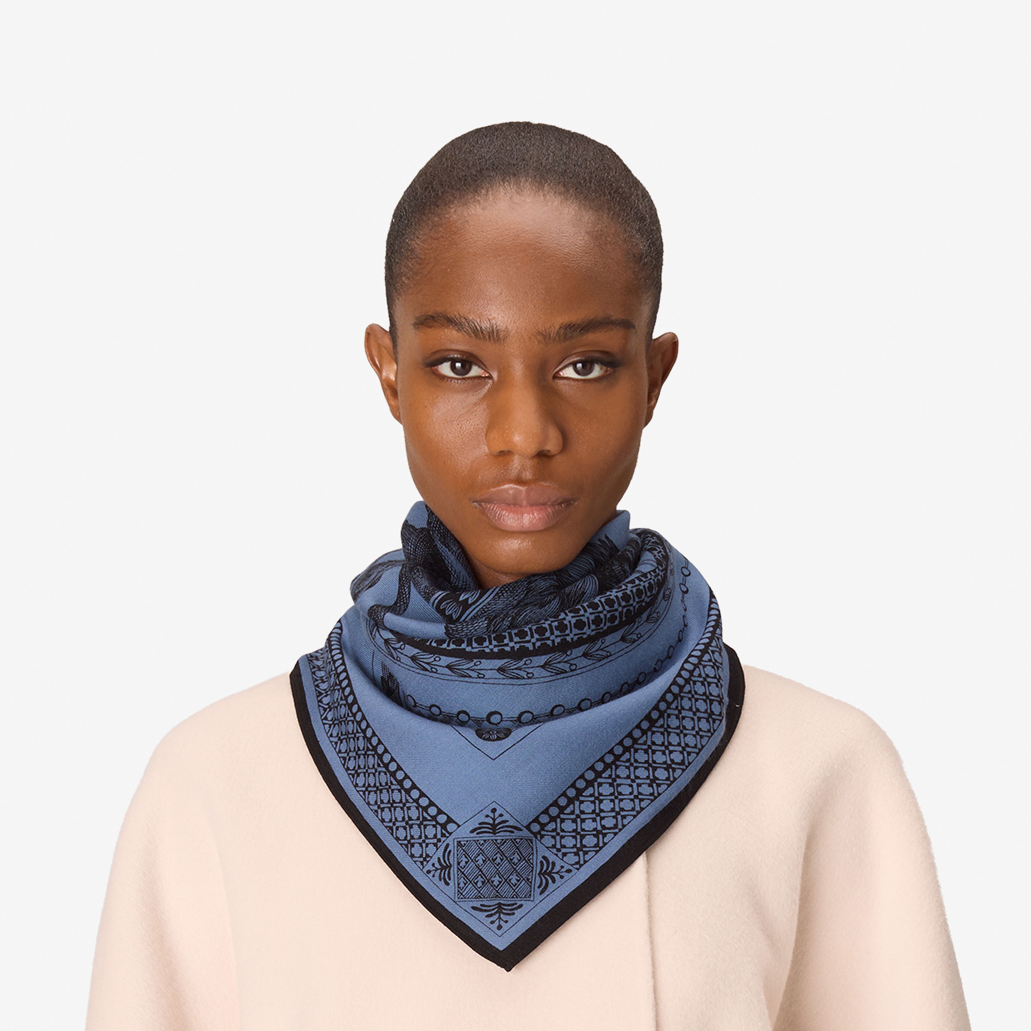 Square 70- Barocco - Blue