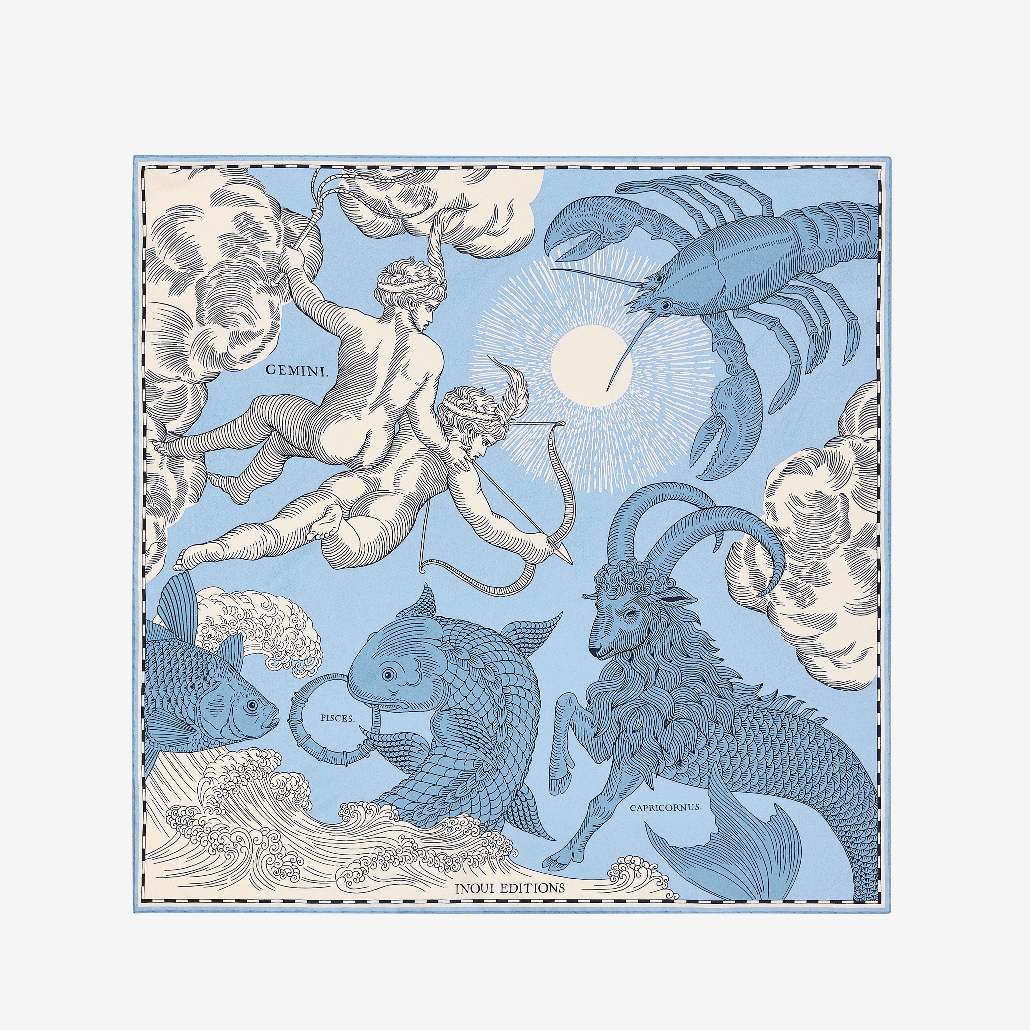 Carré 65 - Astro Gemini - Bleu