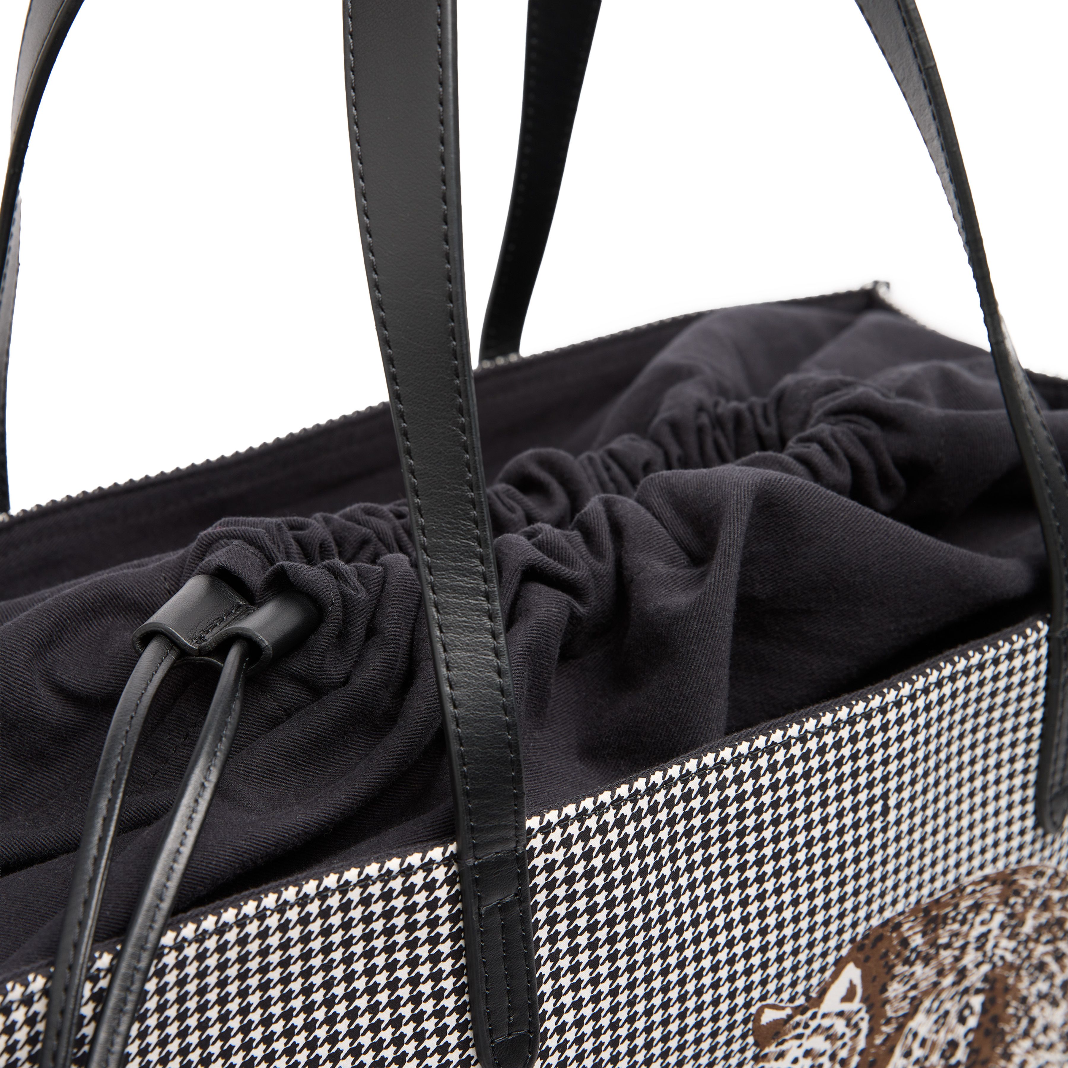 Shopping Bag - Jorgen Houndstooth - Black