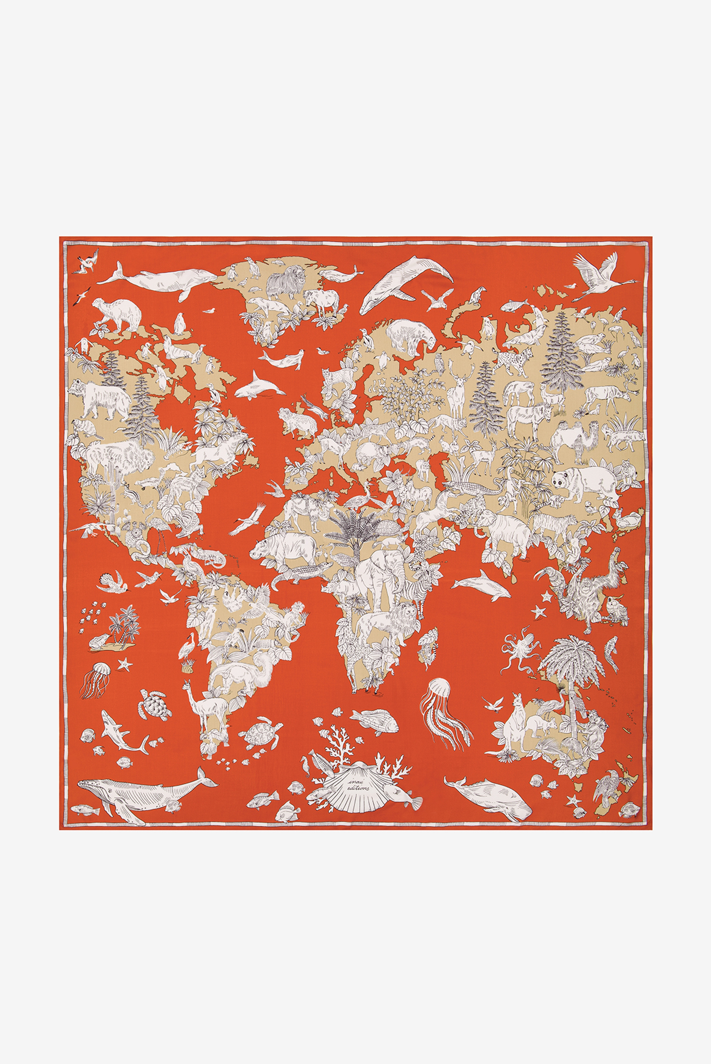 Square 130 - Atlas - Orange