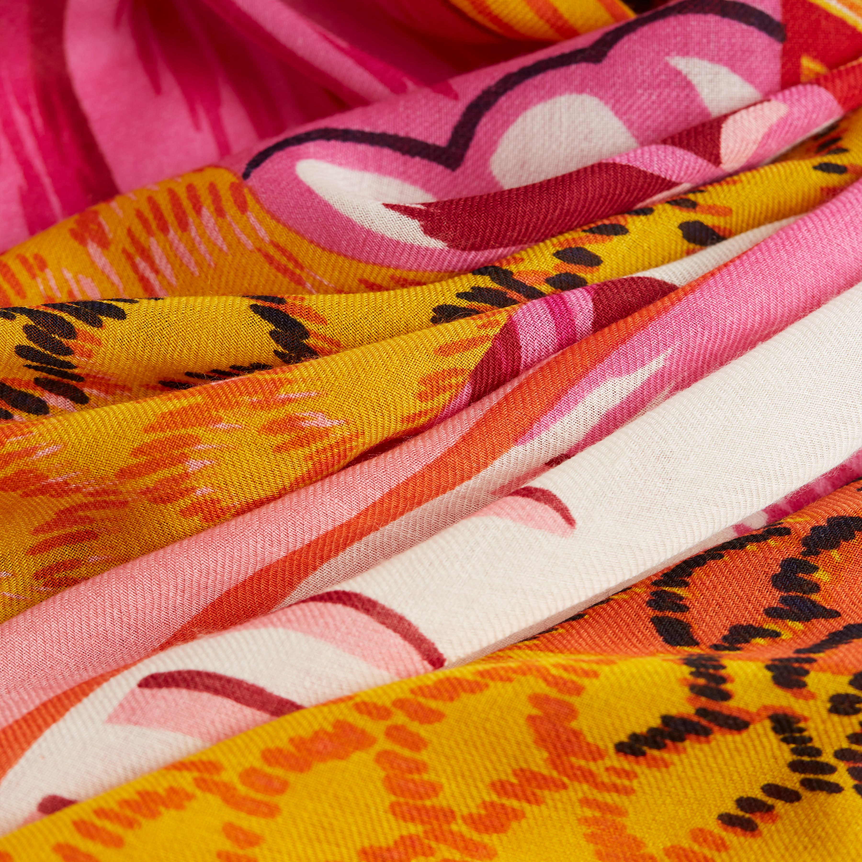 Scarf 70 - Toucan - Red