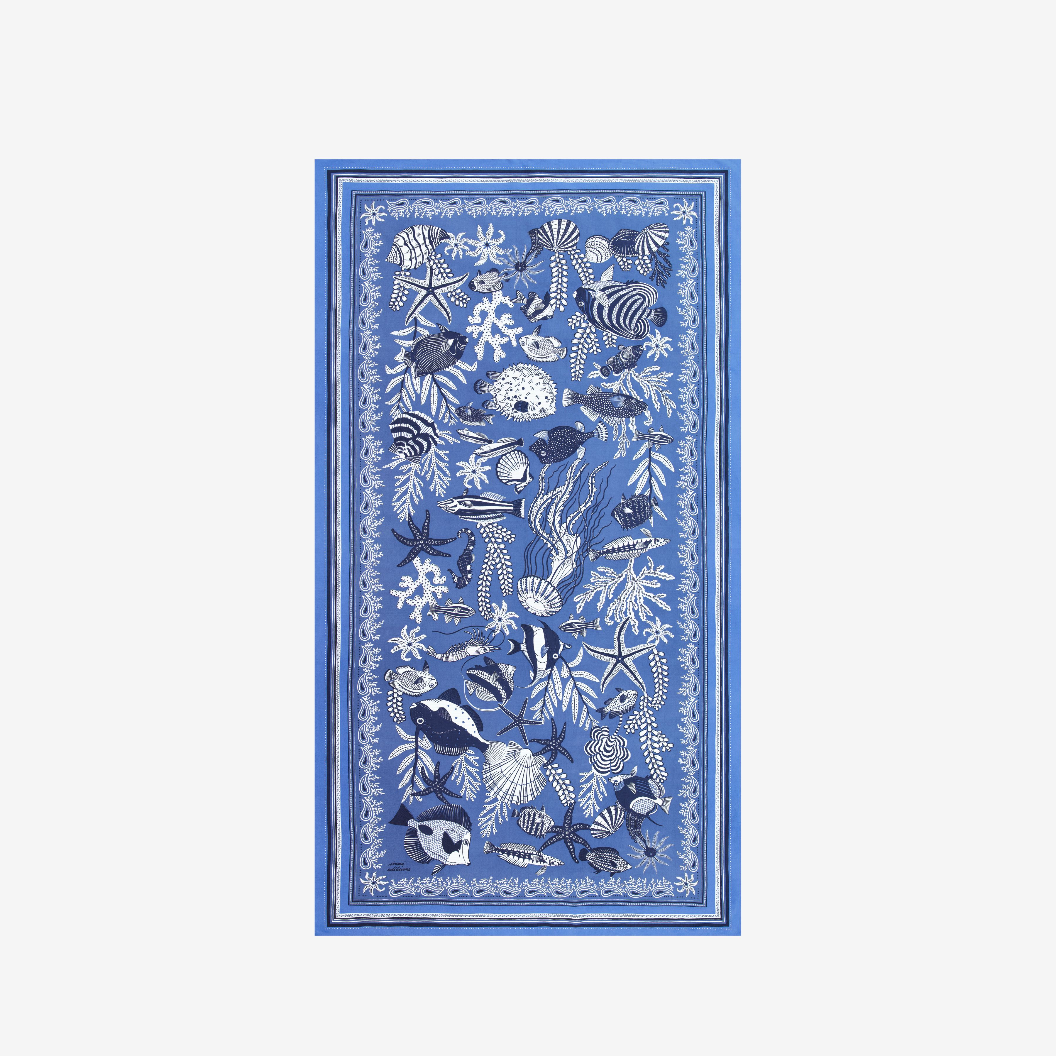 Fouta 100 - Neptune - Bleu