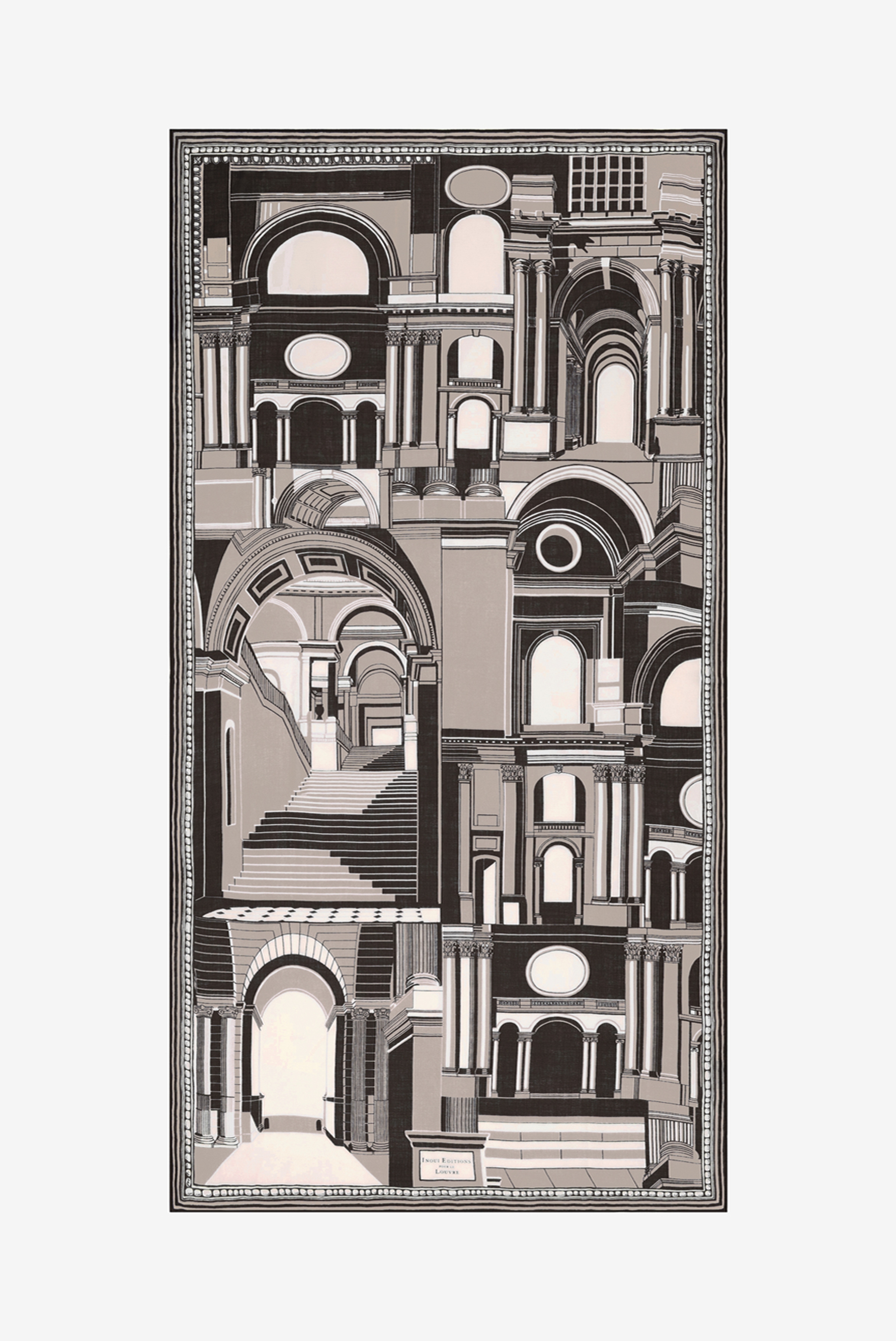 Scarf 100 - Architecture - Black