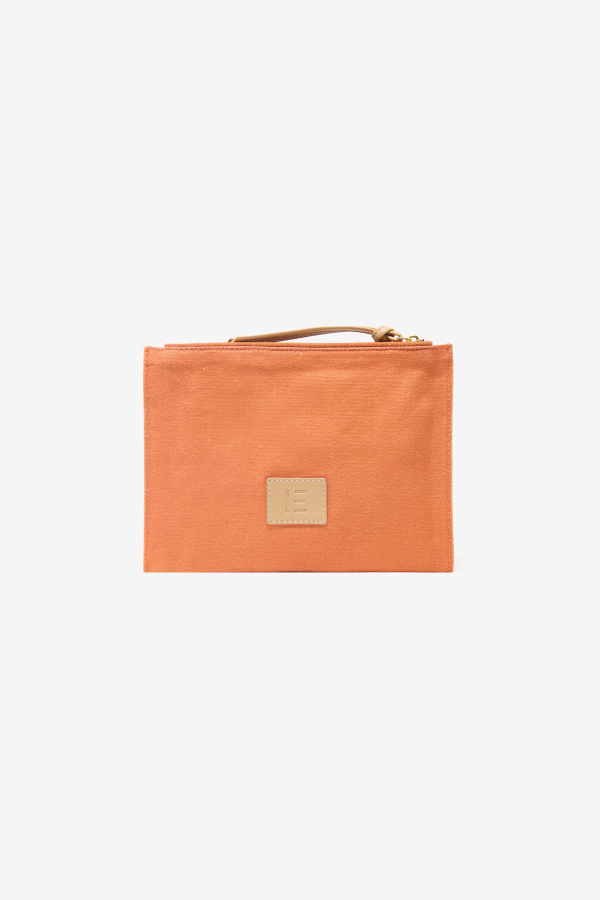 Embroidered Pouch - Rococo - Orange