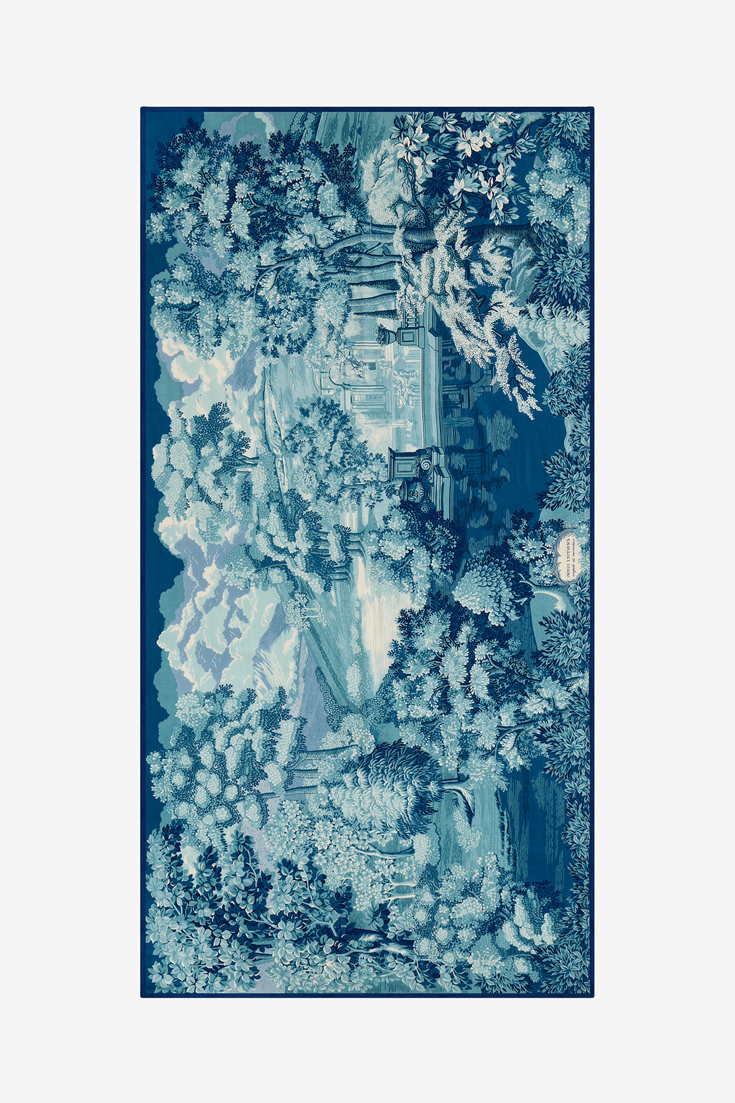 Scarf 100 - Come - Duck Blue