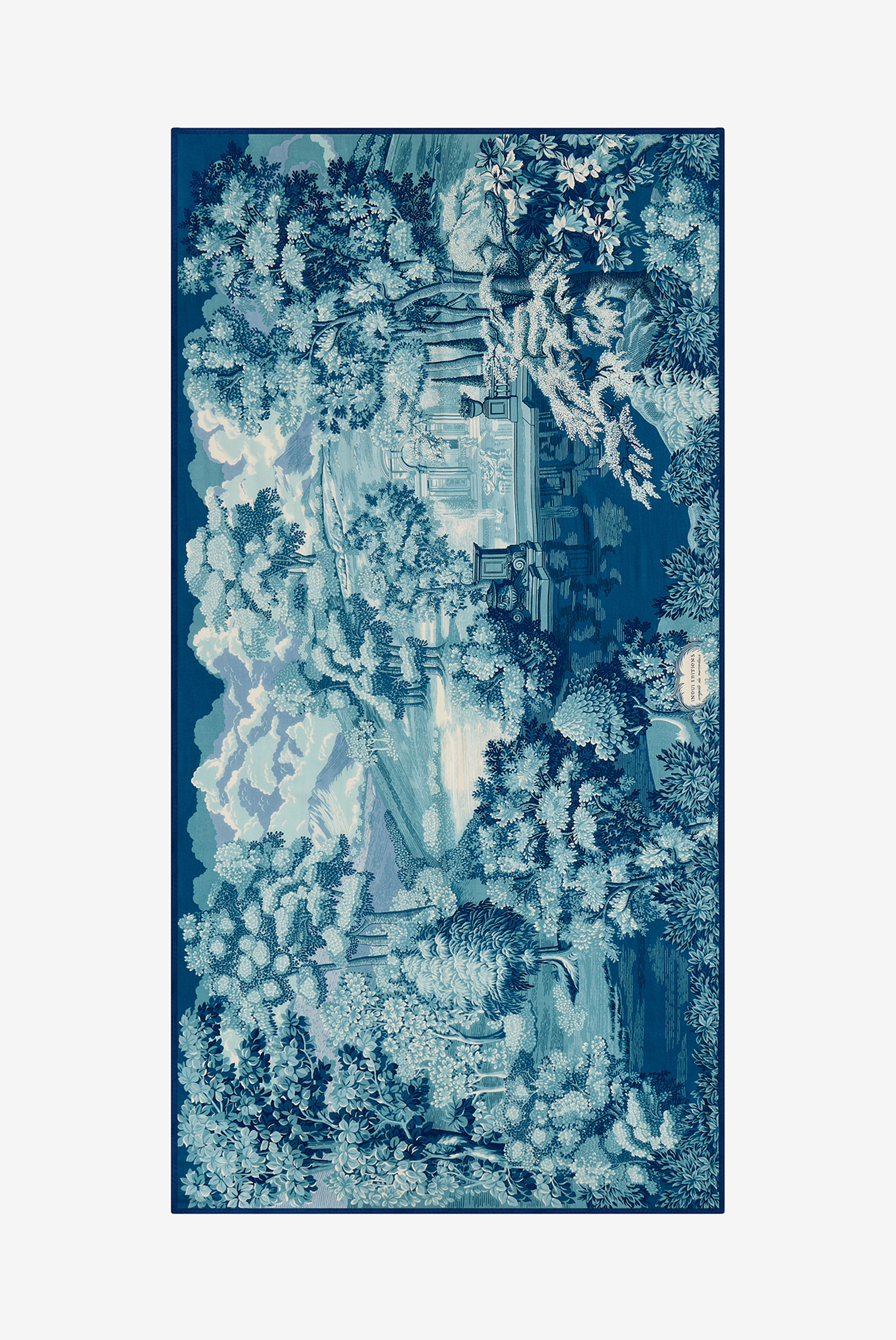 Scarf 100 - Come - Duck Blue