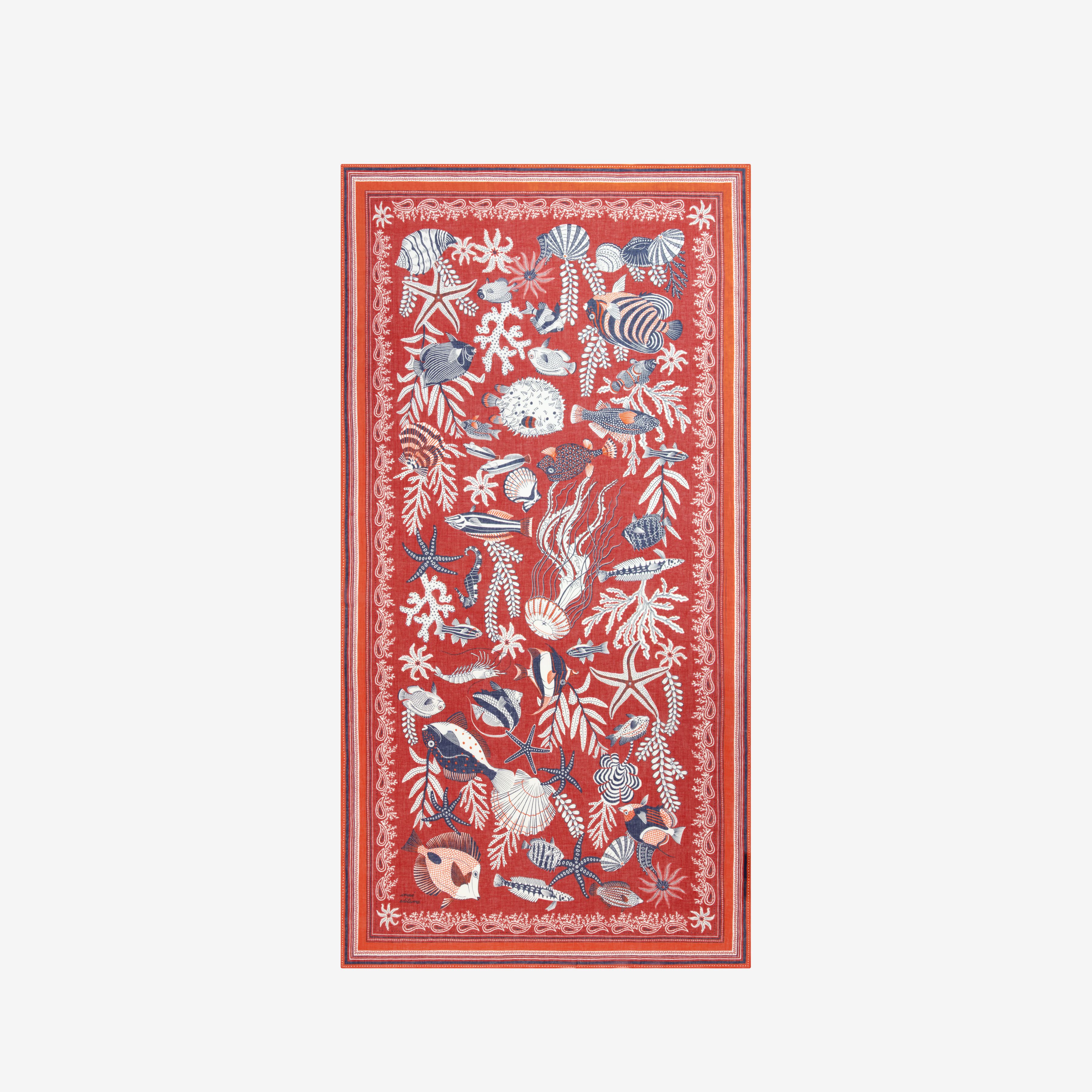 Écharpe 100 - Neptune - Rouge