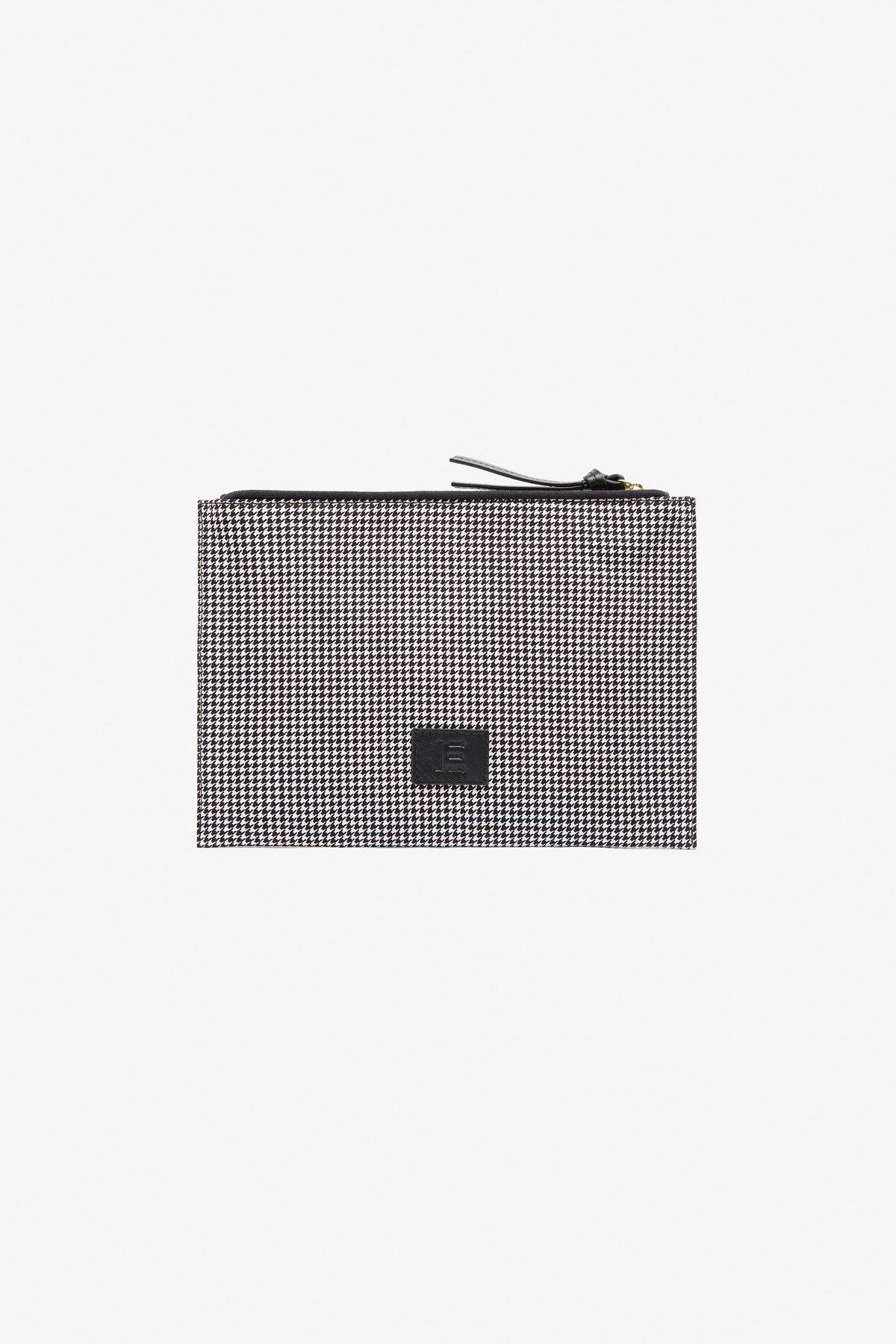 Pouch - Jorgen Houndstooth - Black