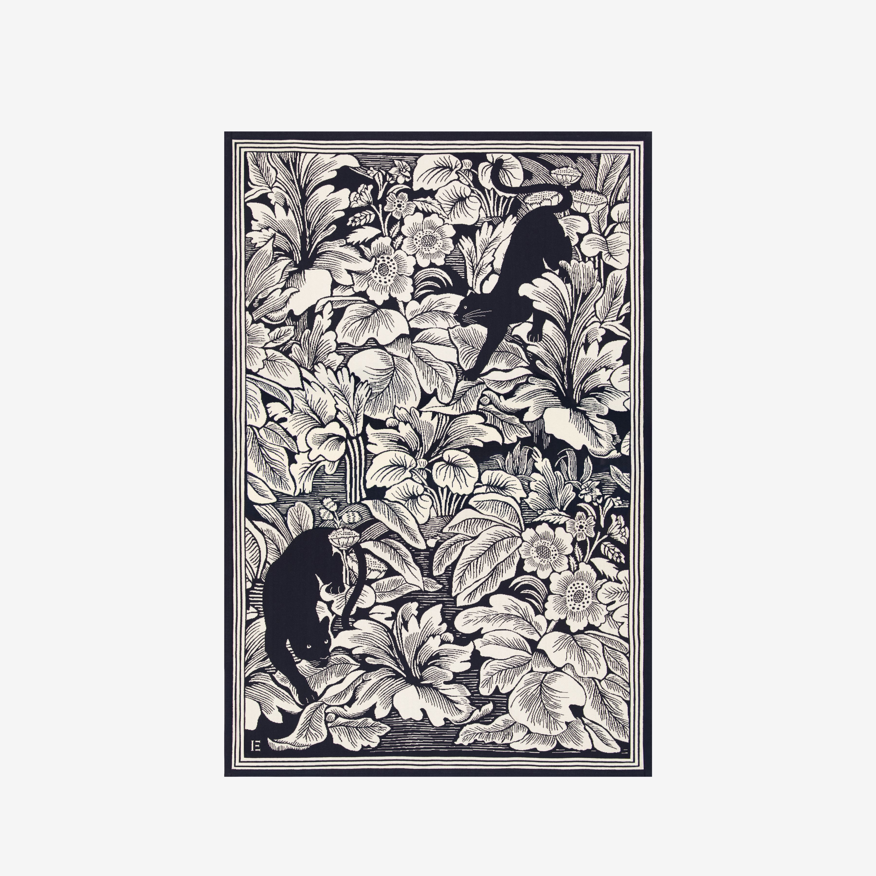 Plaid - Panthere - Noir