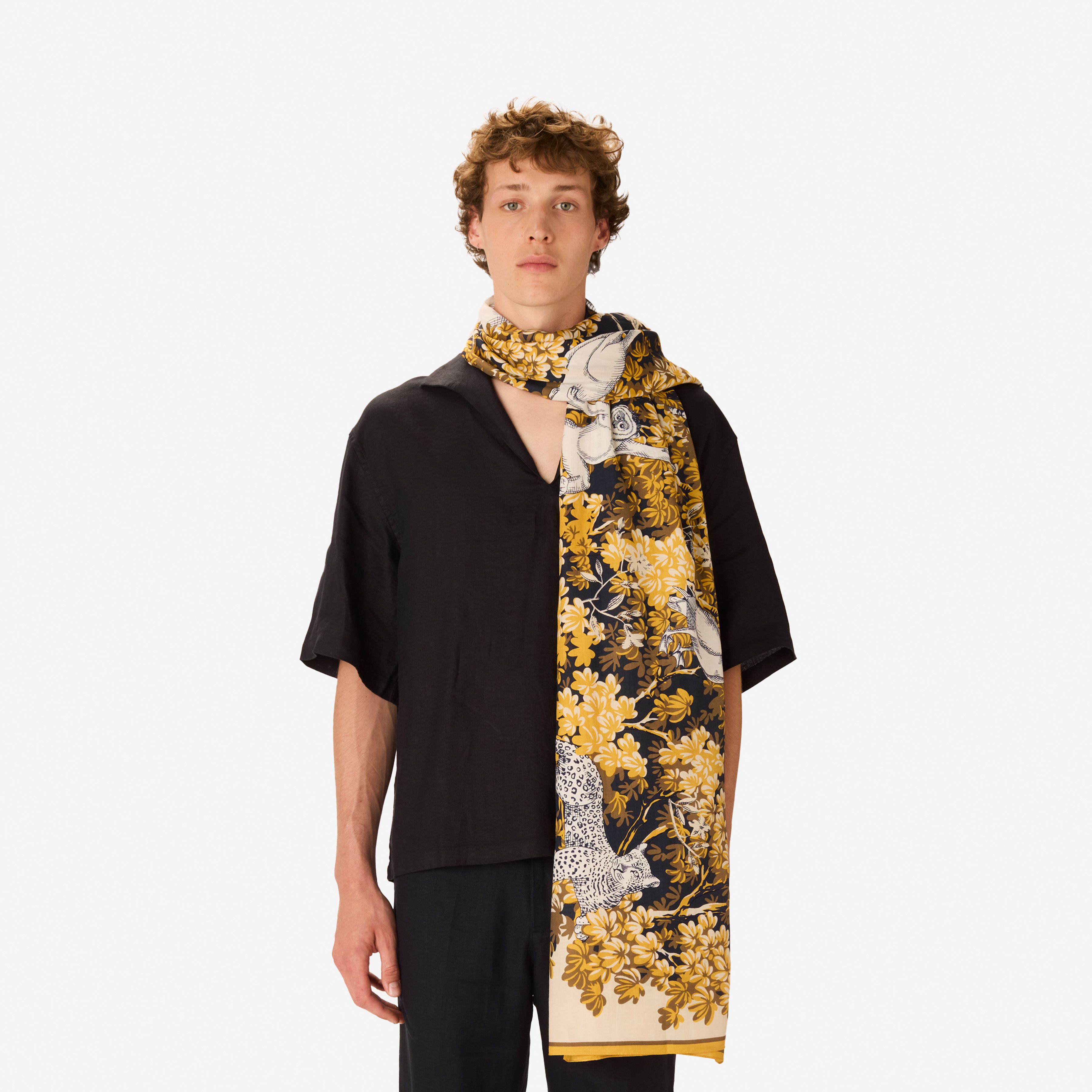 Scarf 100 - Bestiaire - white