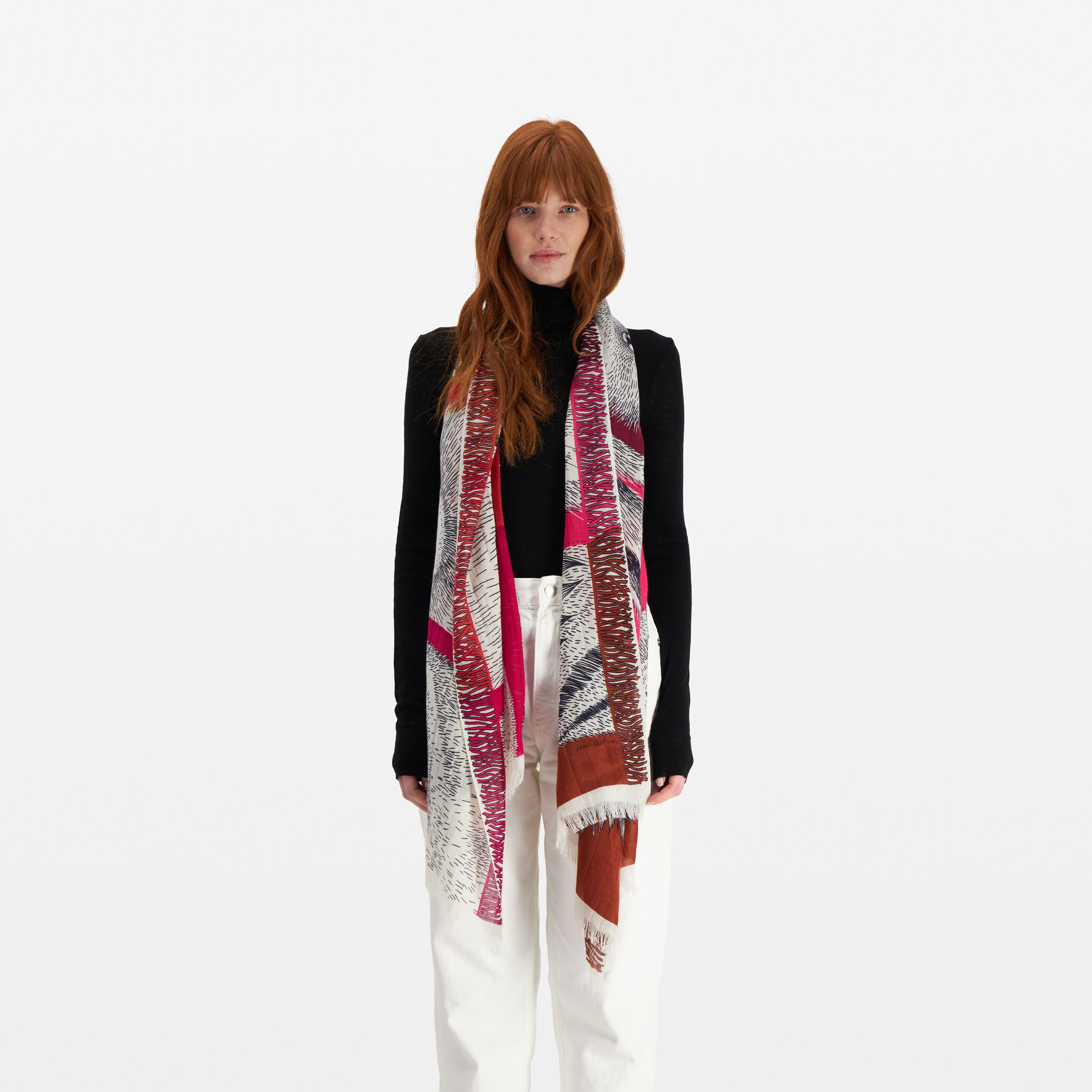 Scarf 70 - Freres - Pink
